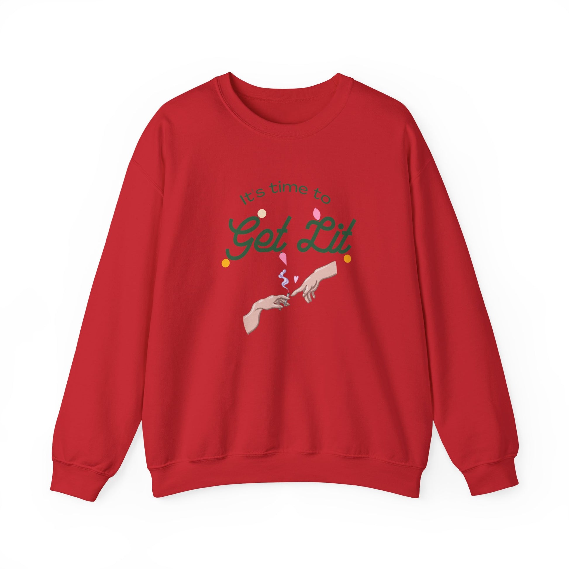Get Lit Unisex Heavy Blend Crewneck Sweatshirt