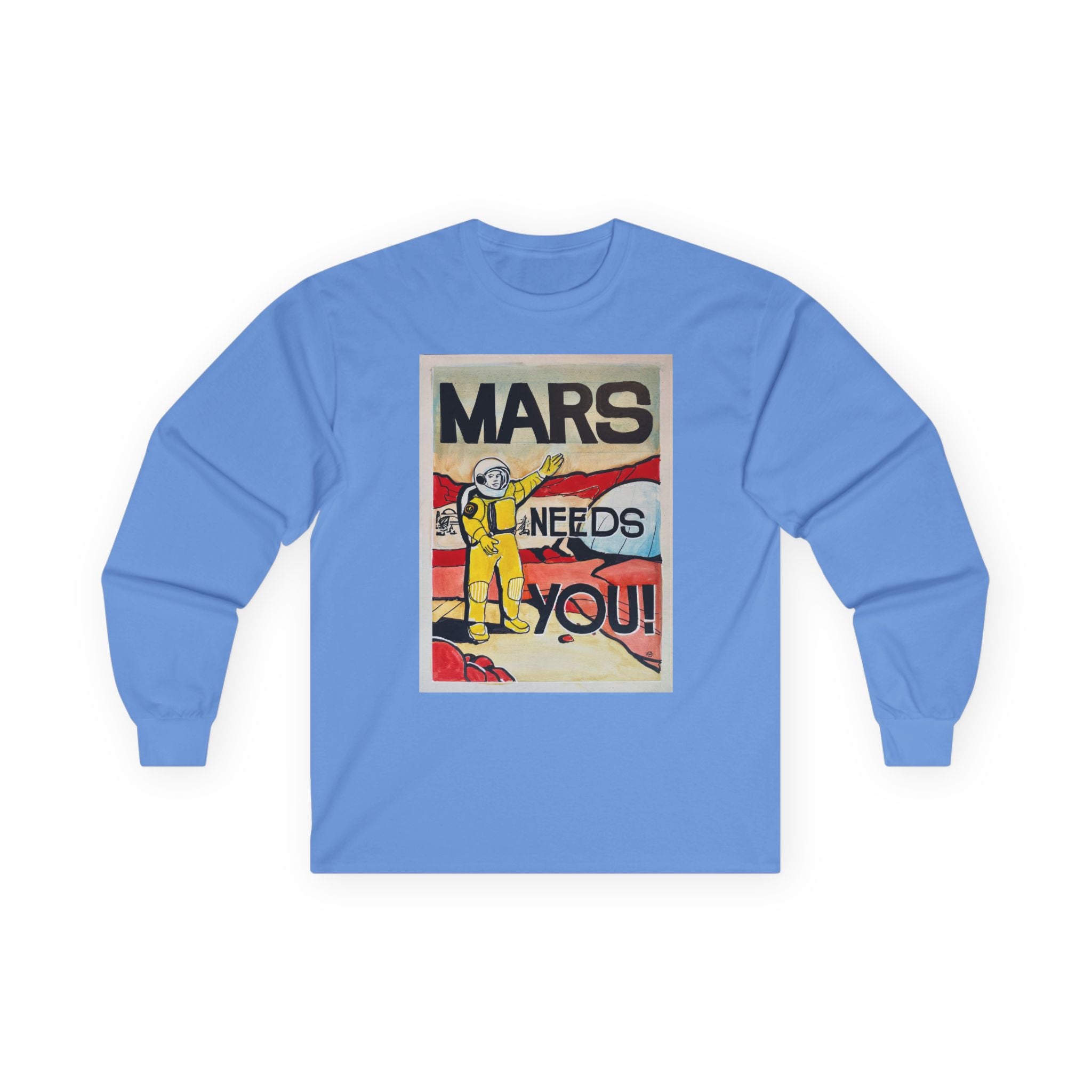 Mars Needs You Unisex Ultra Cotton Long Sleeve Tee