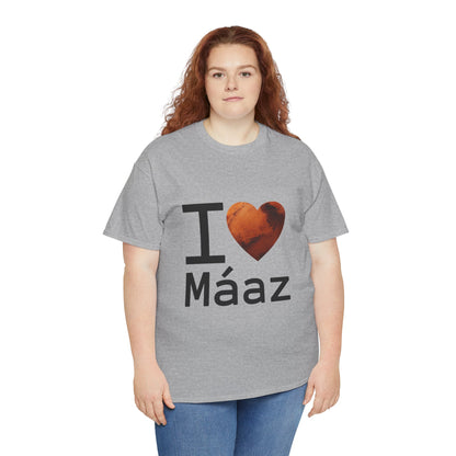 I Love Mars Unisex Heavy Cotton Tee