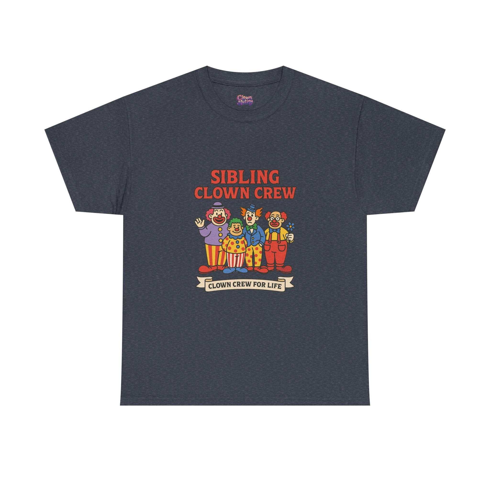 Clown Siblings Unisex Heavy Cotton Tee