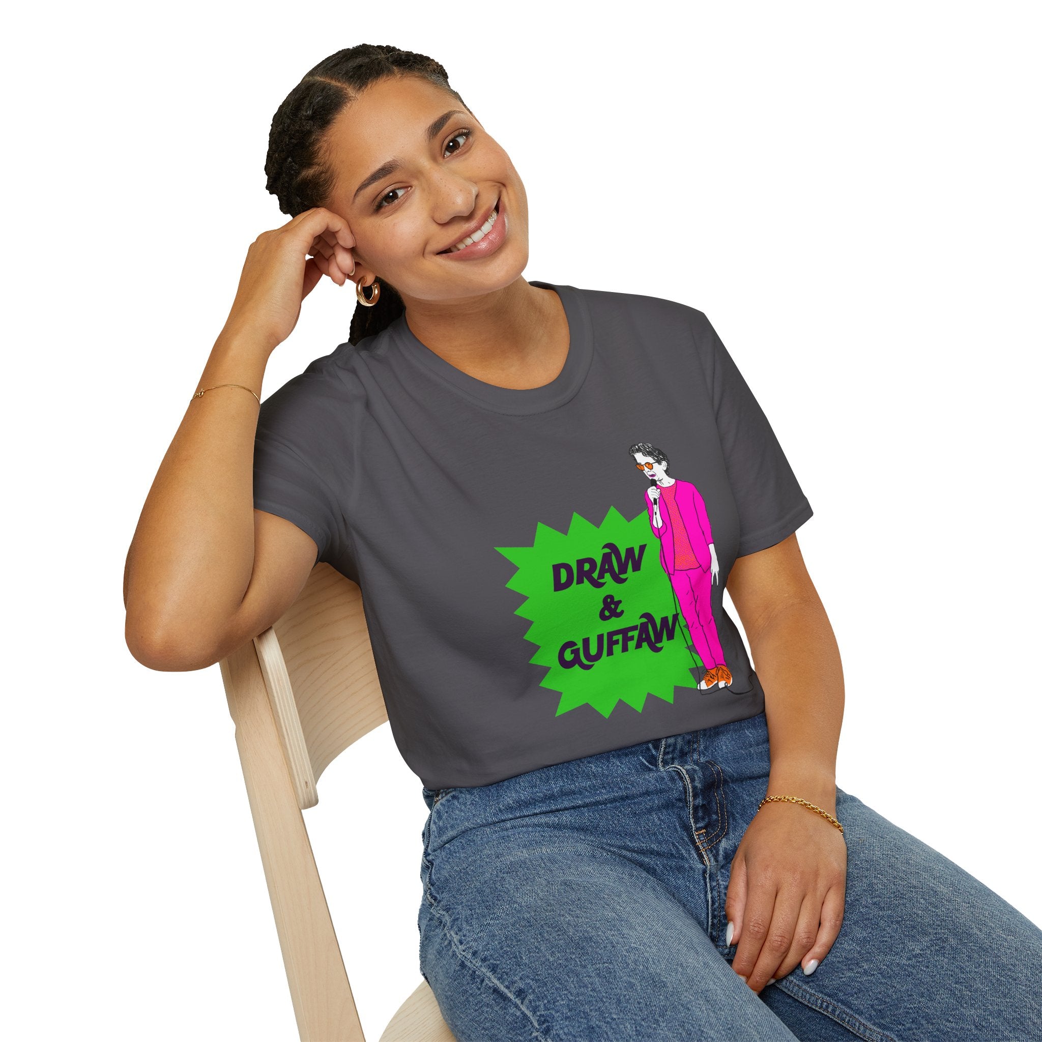 Draw and Guffaw Unisex Softstyle T-Shirt