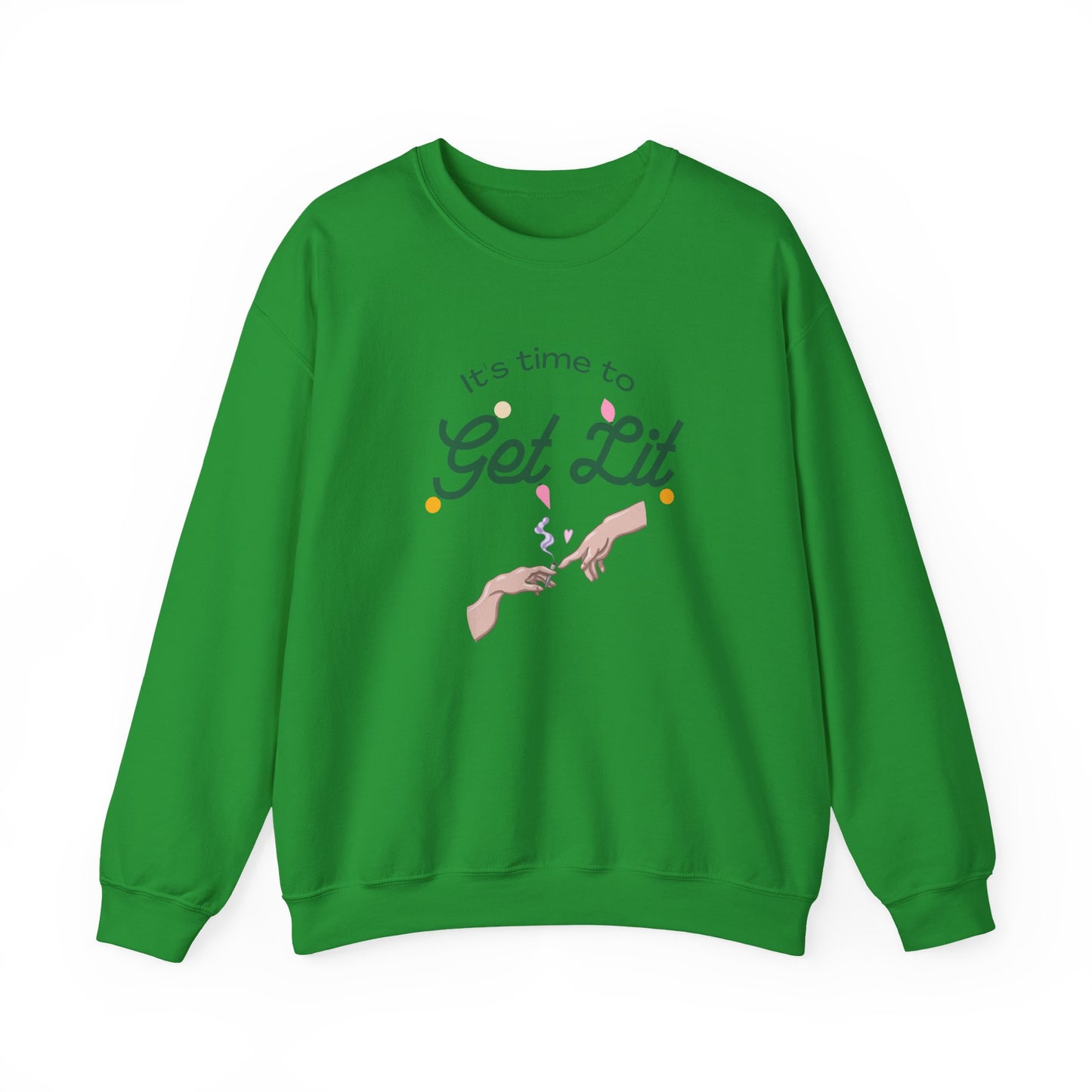 Get Lit Unisex Heavy Blend Crewneck Sweatshirt