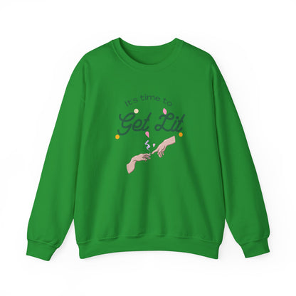 Get Lit Unisex Heavy Blend Crewneck Sweatshirt