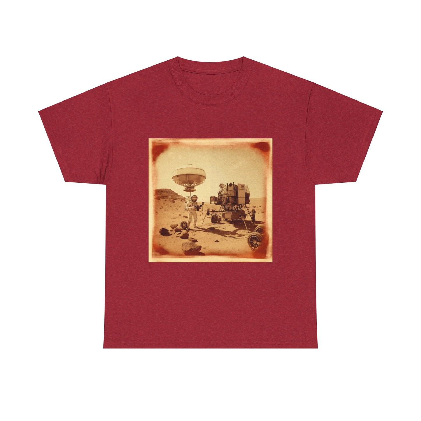 Martian Polaroid Unisex Heavy Cotton Tee