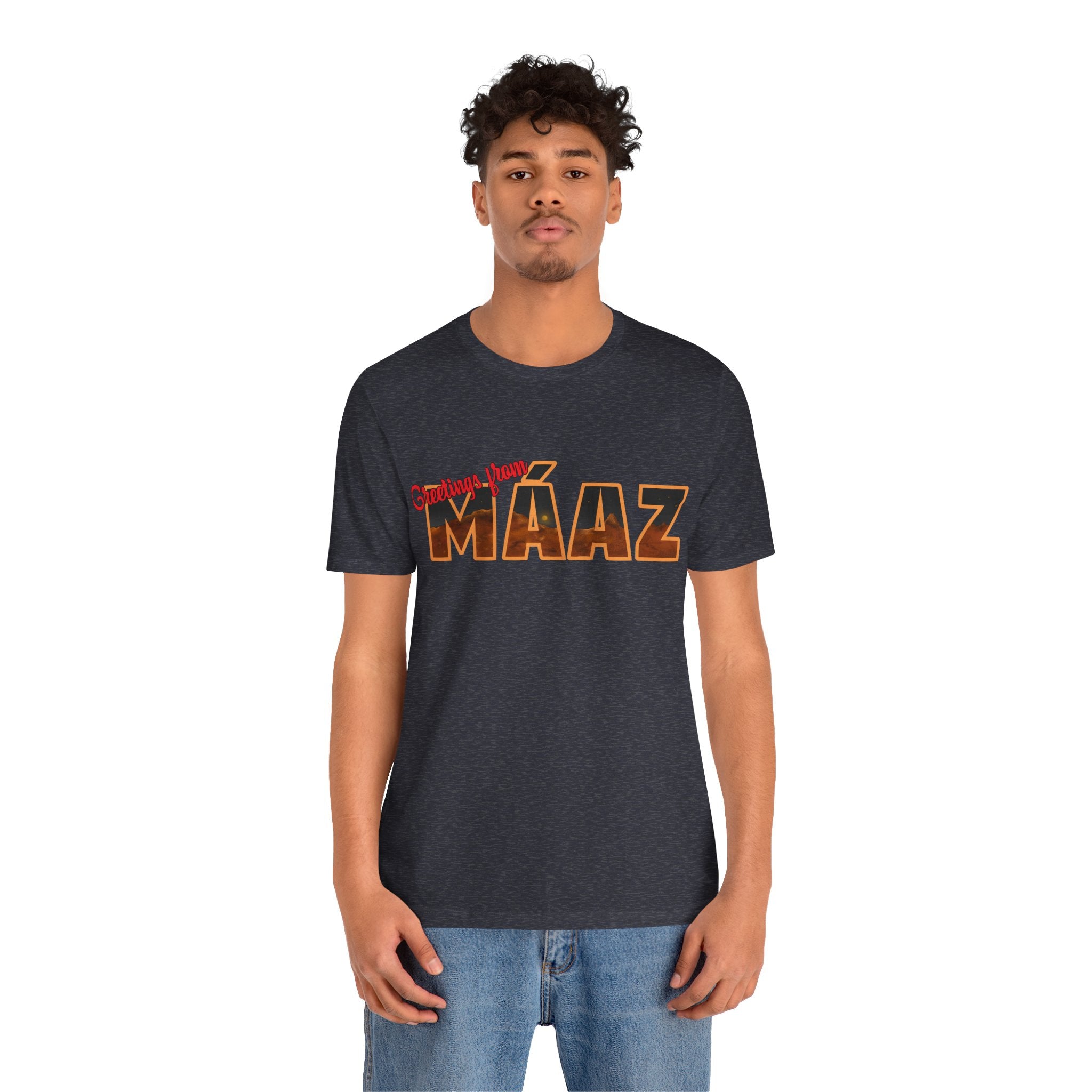 Greetings from Máaz Unisex Jersey Short Sleeve Tee