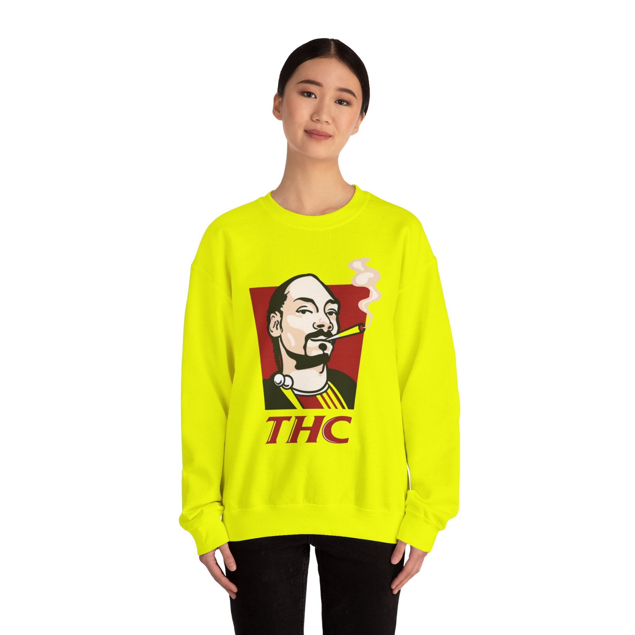 Bucket Love Graphic Crewneck Sweatshirt - Cozy Vintage Style for Chill Vibes