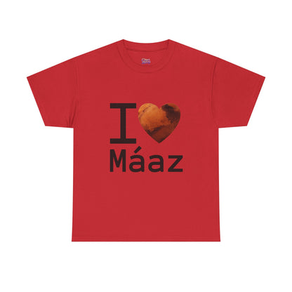 I Love Mars Unisex Heavy Cotton Tee