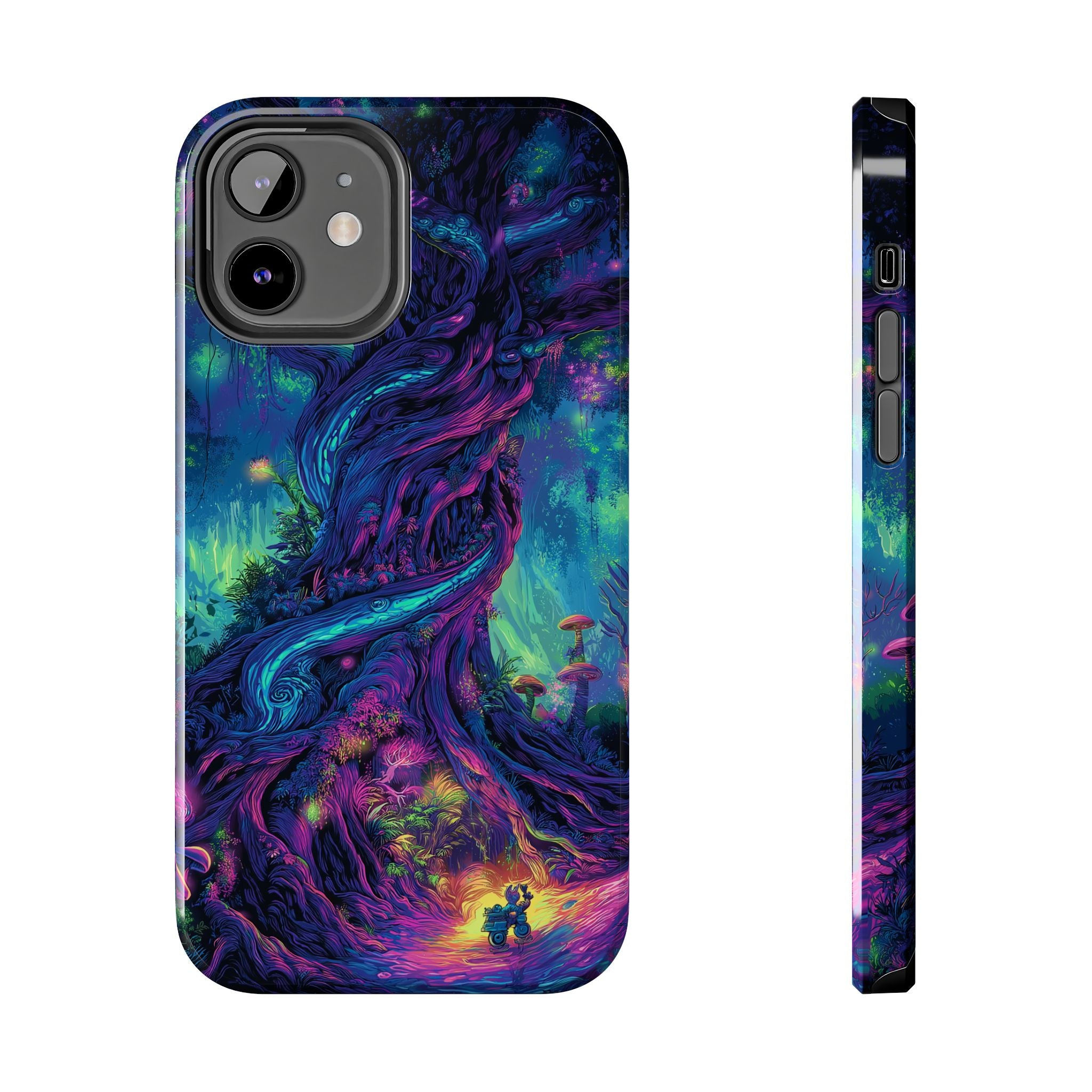 Psychedelic Tree Tough Phone Cases