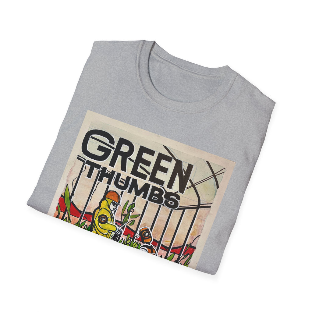 Martian Green Thumbs Unisex Softstyle T-Shirt