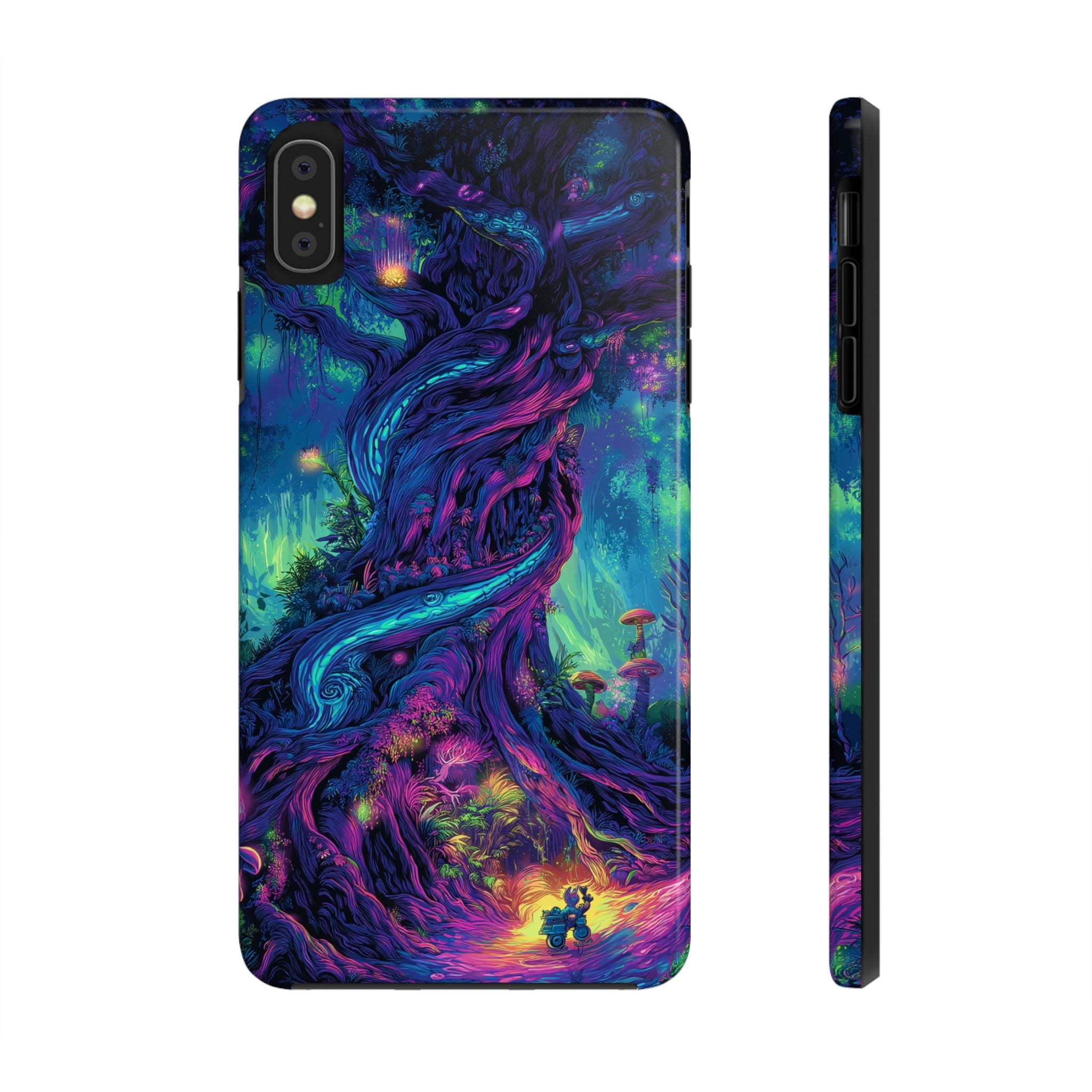 Psychedelic Tree Tough Phone Cases