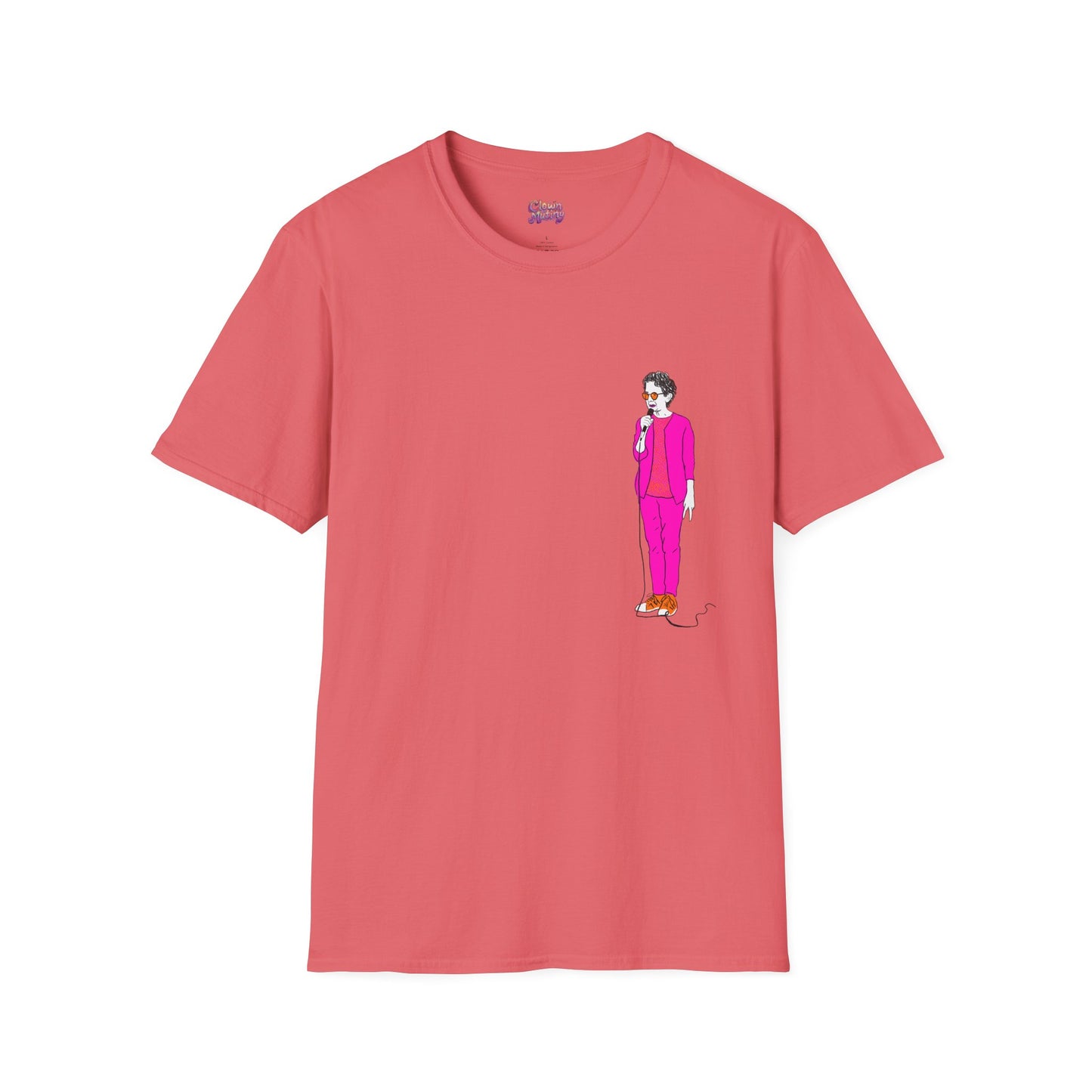 Draw and Guffaw Loren K Little Old Lady Unisex Softstyle T-Shirt
