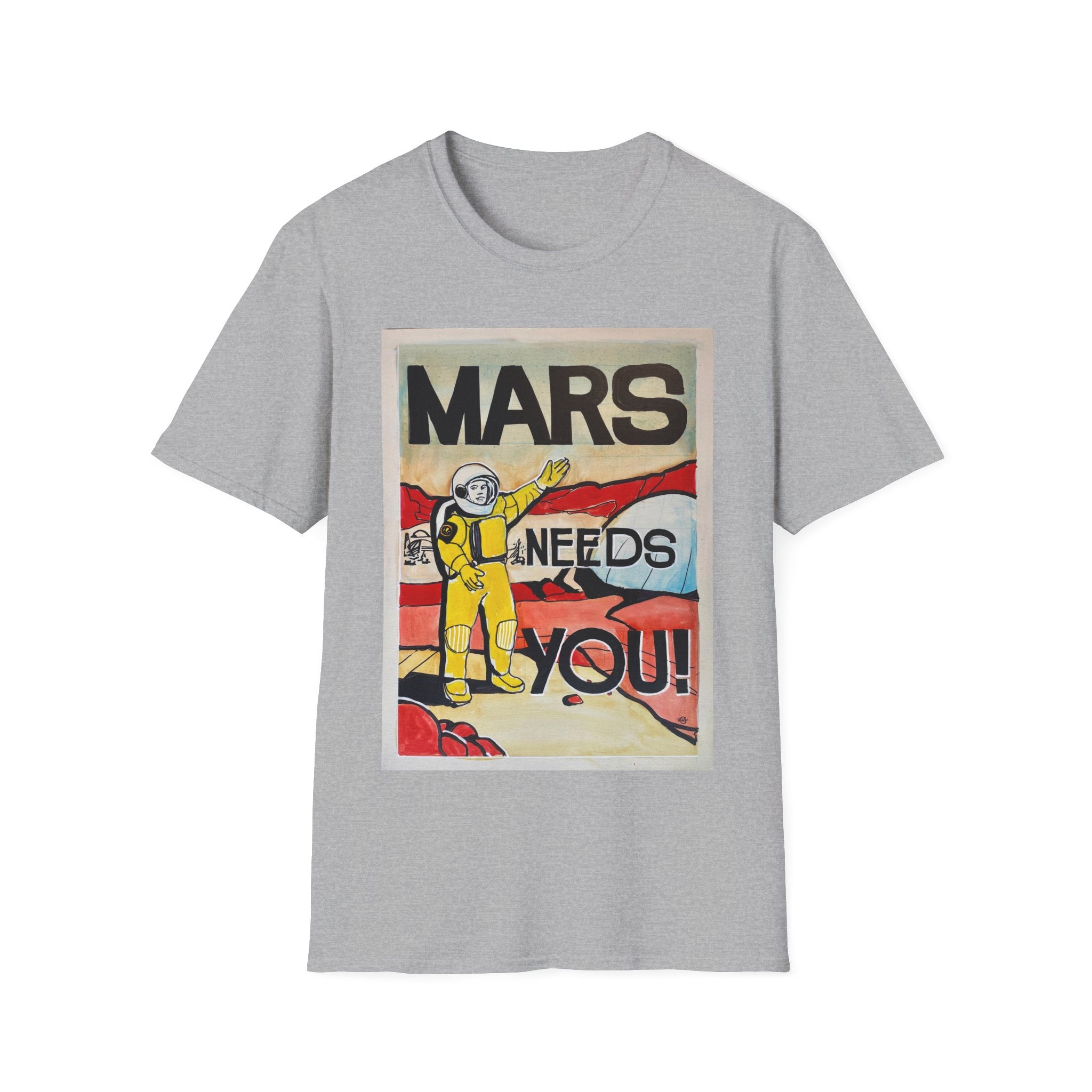 Mars Needs You Unisex Softstyle T-Shirt