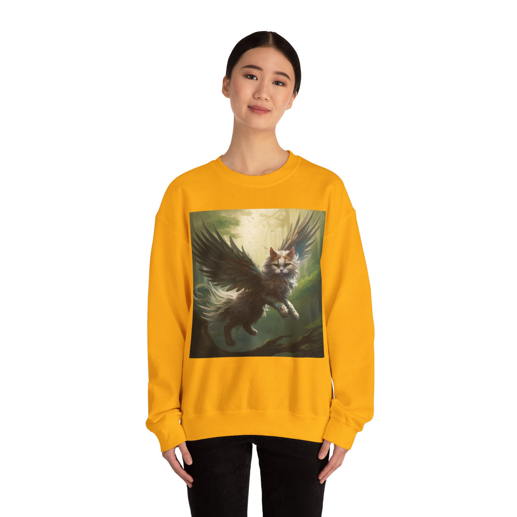 Fantasy Cat Unisex Heavy Blend Crewneck Sweatshirt