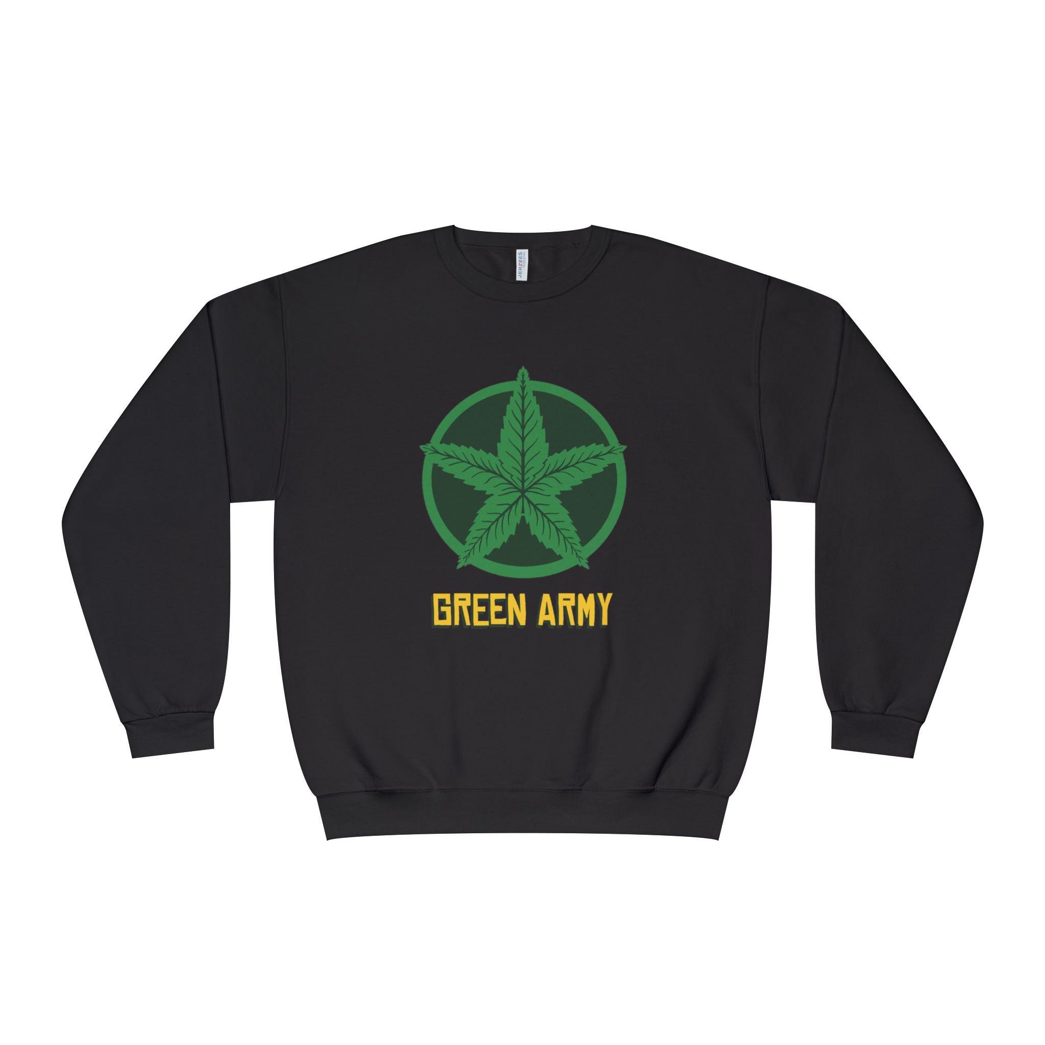 Green Army Star Logo Unisex NuBlend Crewneck Sweatshirt