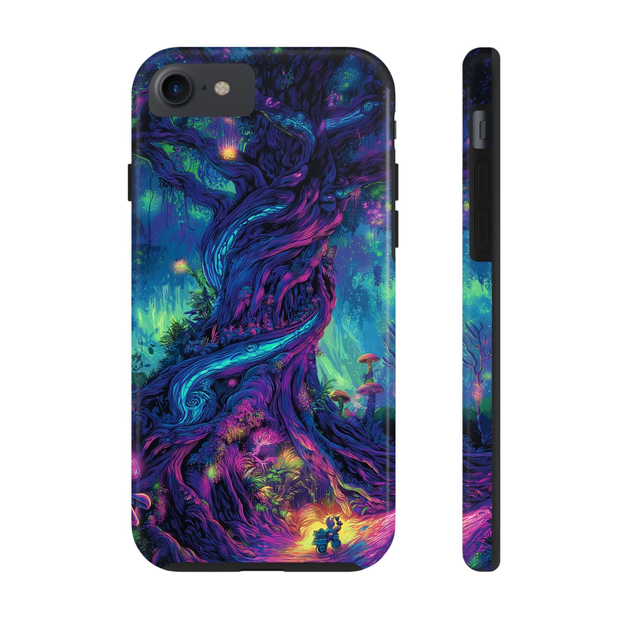 Psychedelic Tree Tough Phone Cases