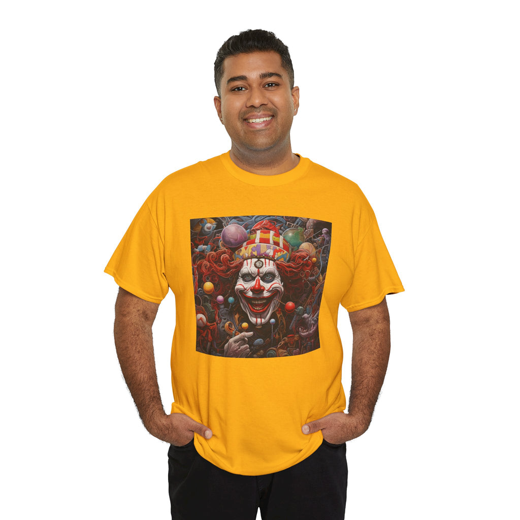 Clown Mutiny Face Unisex Heavy Cotton Tee