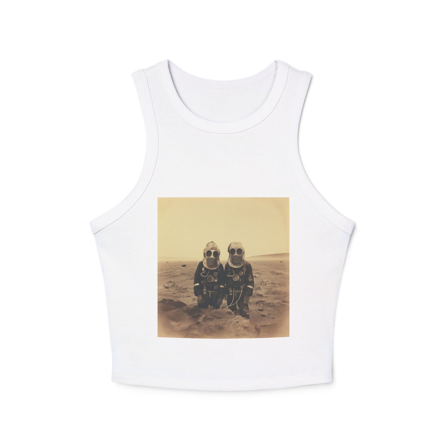 Mars Martians Racer Tank Top for Women - Unique Summer Style