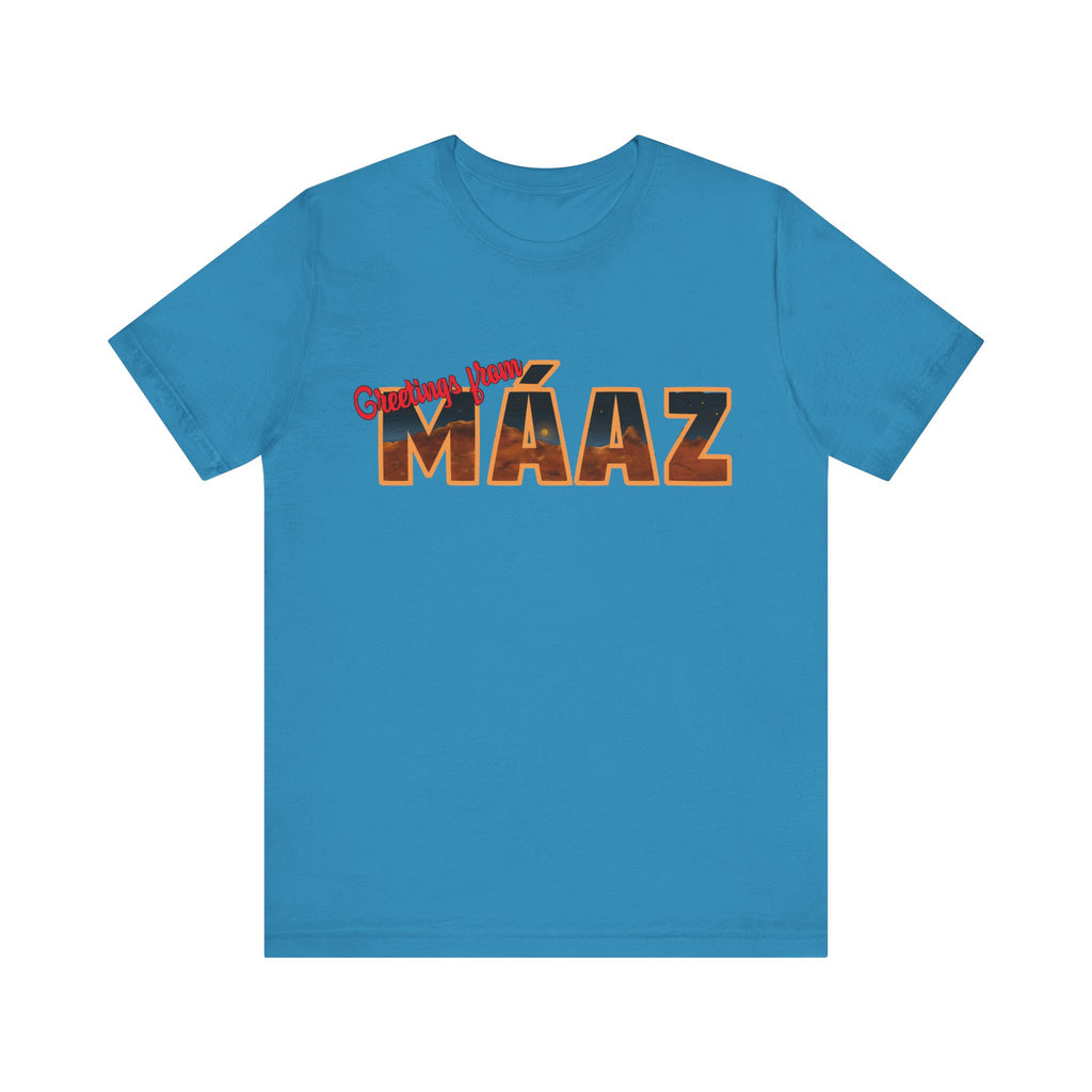 Greetings from Máaz Unisex Jersey Short Sleeve Tee