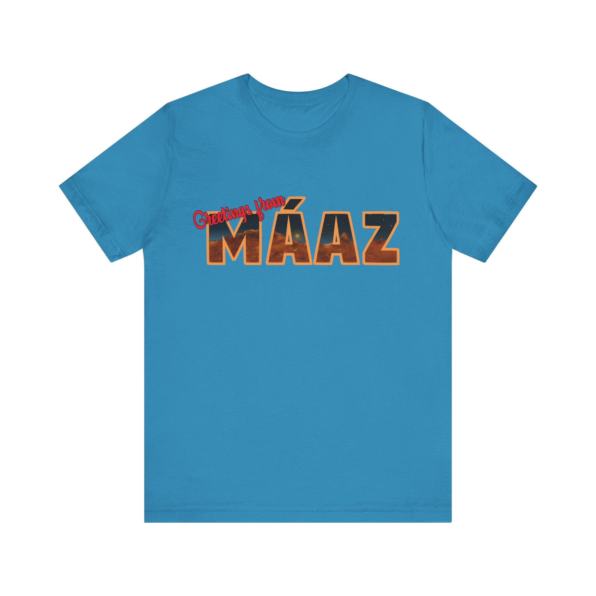 Greetings from Máaz Unisex Jersey Short Sleeve Tee