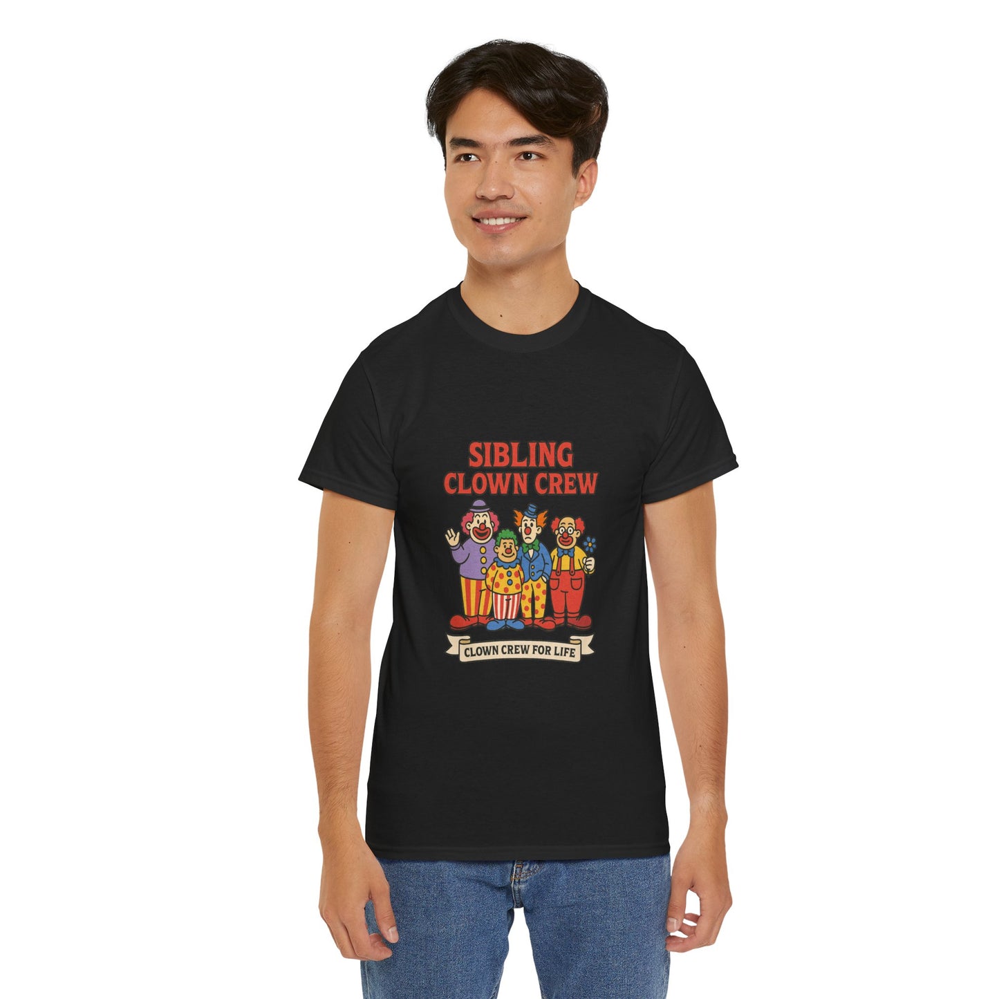Clown Siblings Unisex Heavy Cotton Tee