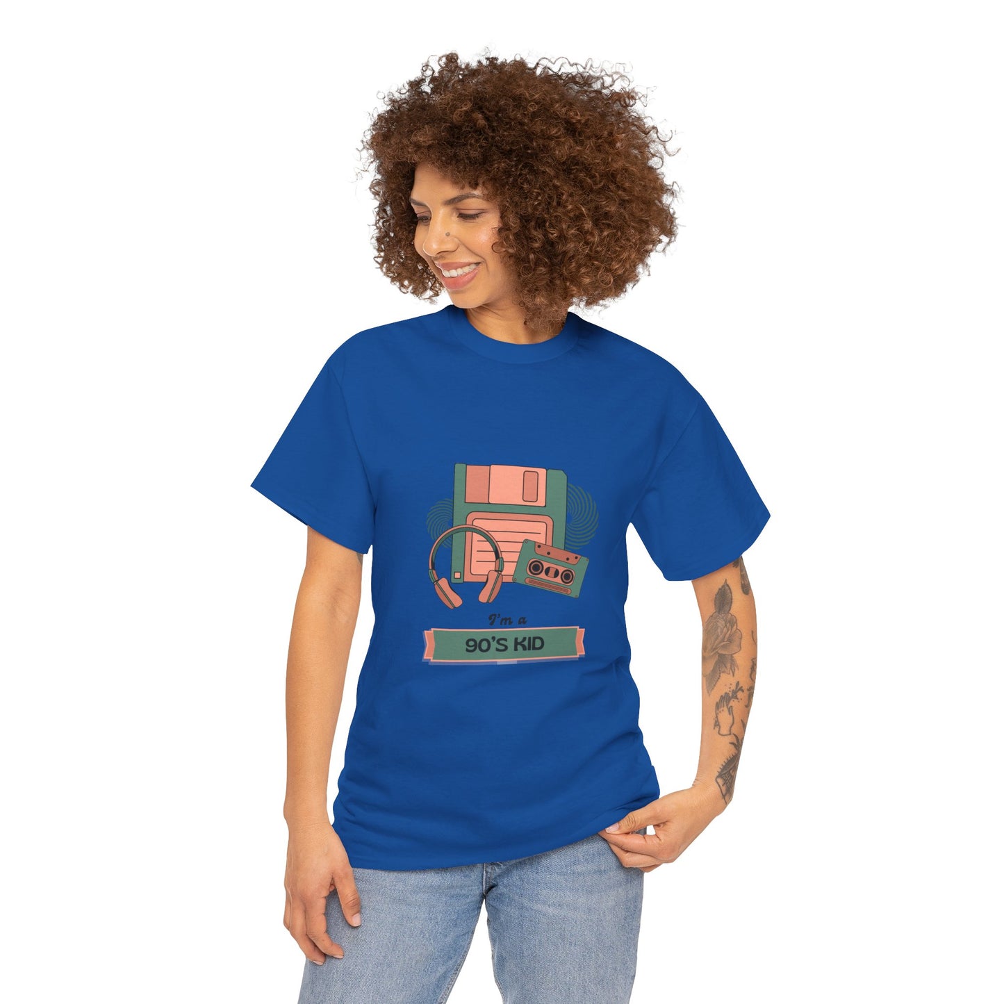 90s Kid Unisex Heavy Cotton Tee