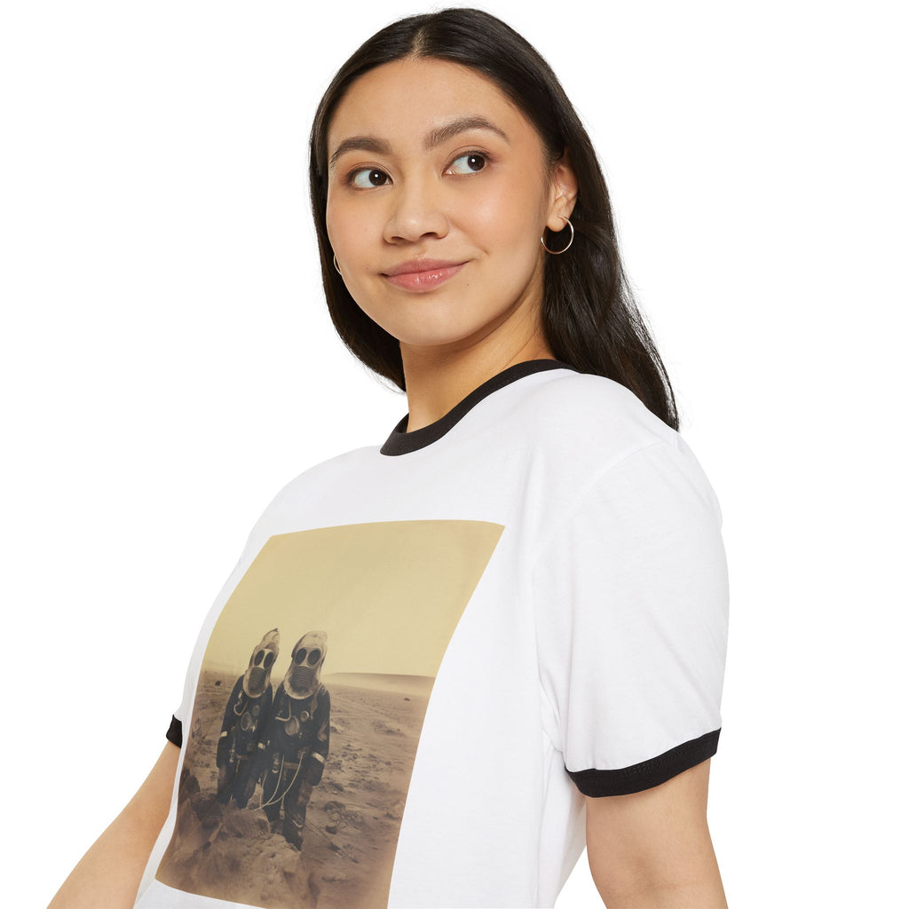 Mars Martians Unisex Cotton Ringer T-Shirt