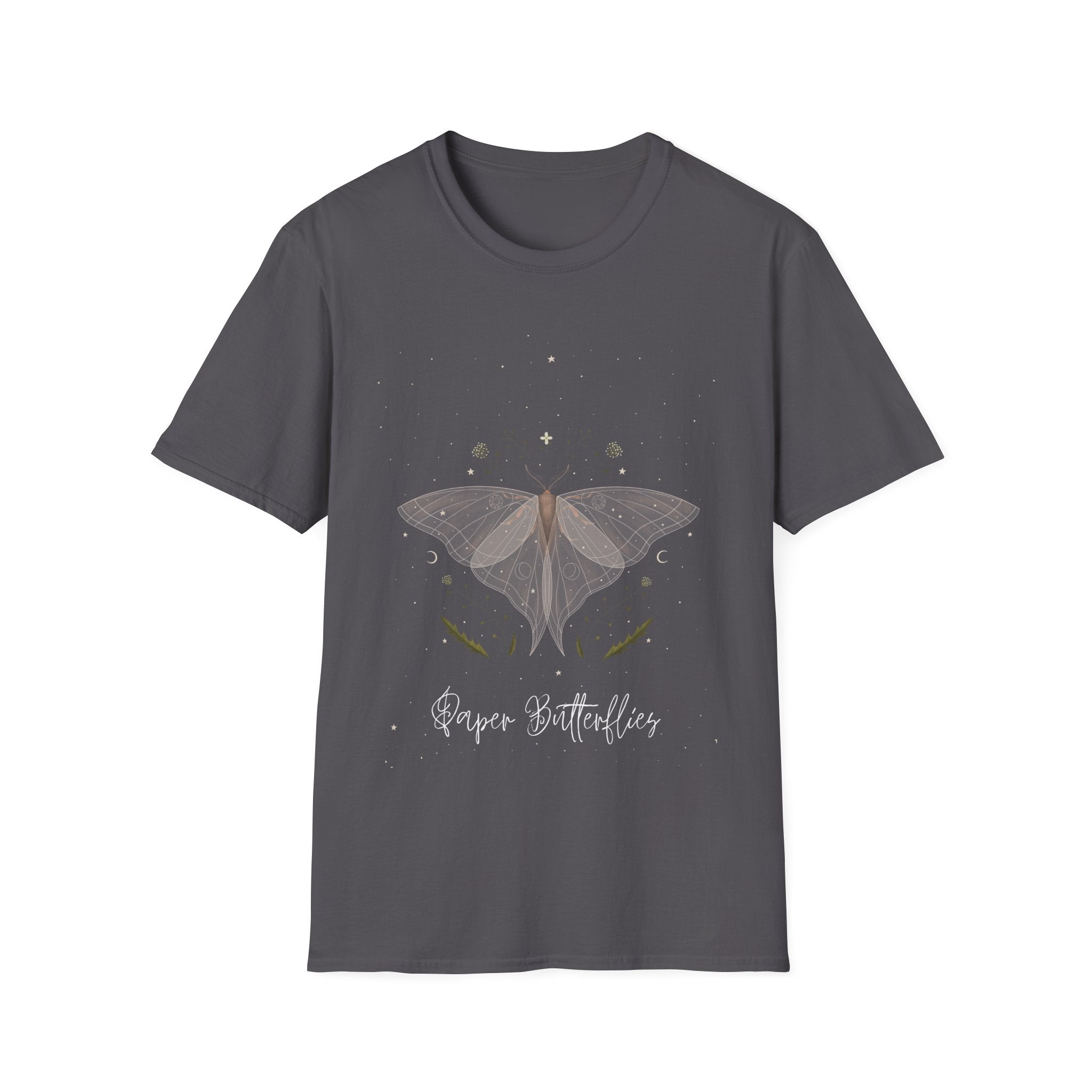 Paper Butterflies Fancy Unisex Softstyle T-Shirt