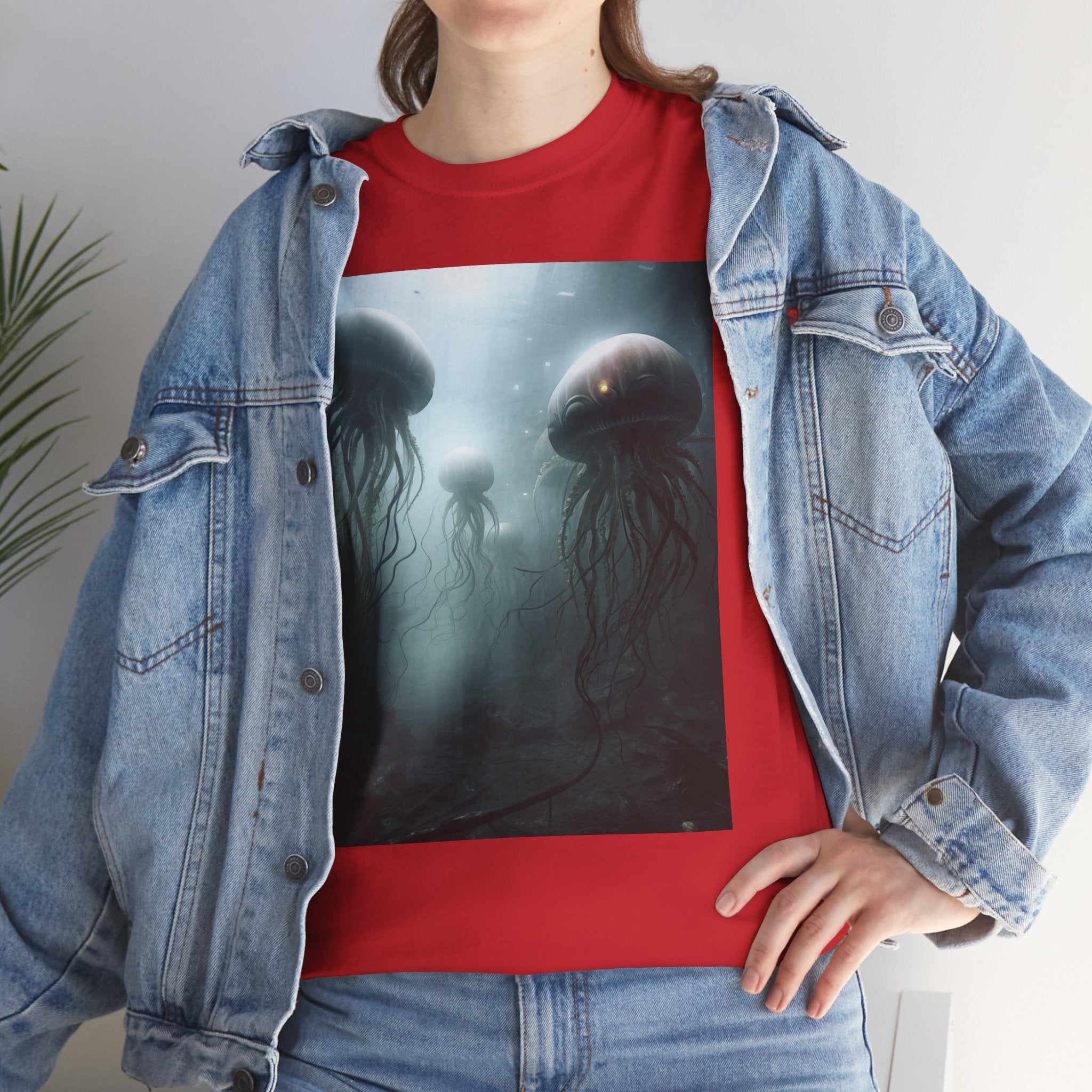 Alien Jellyfish Unisex Heavy Cotton Tee