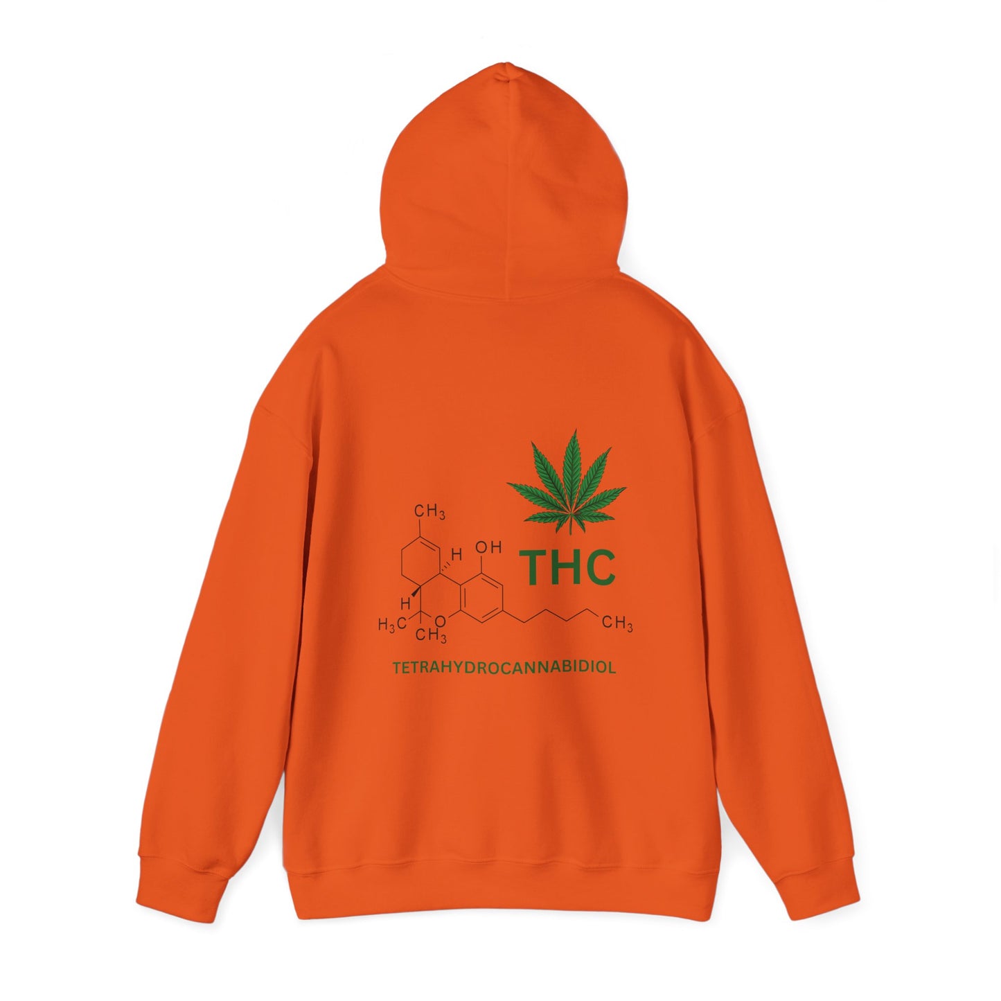 THC Molecule Unisex Heavy Blend Hooded Sweatshirt