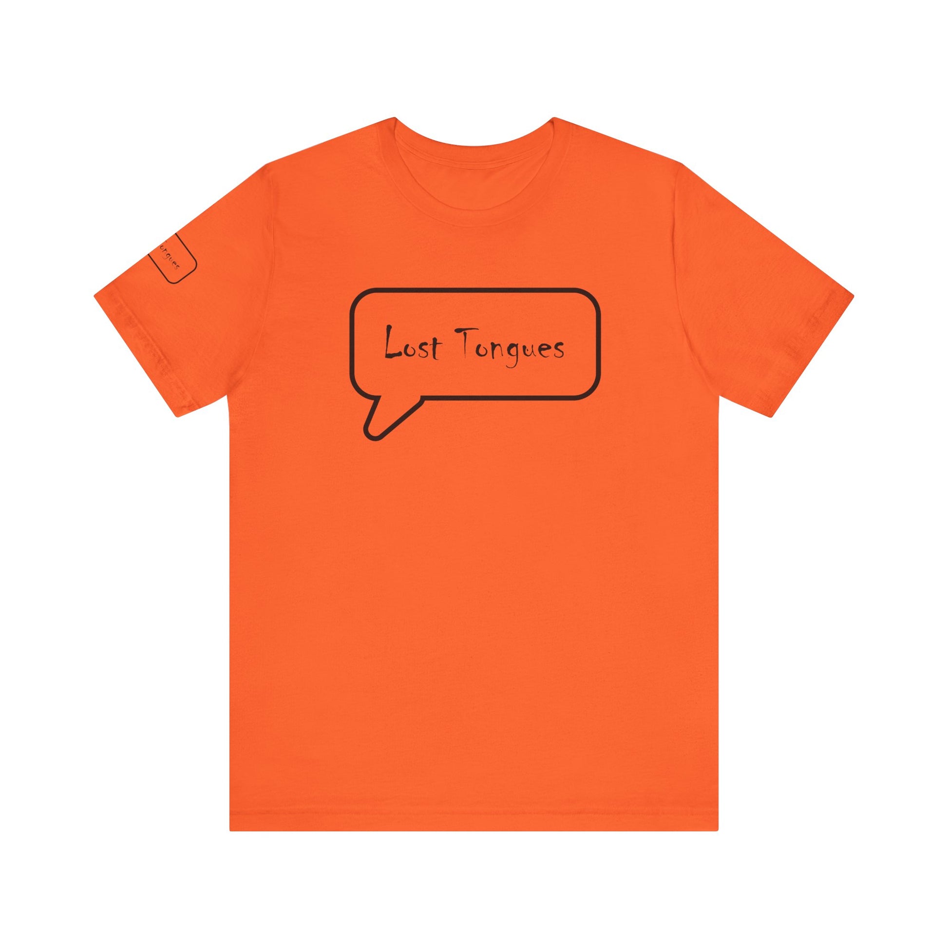 Lost Tongues Unisex Jersey Short Sleeve Tee