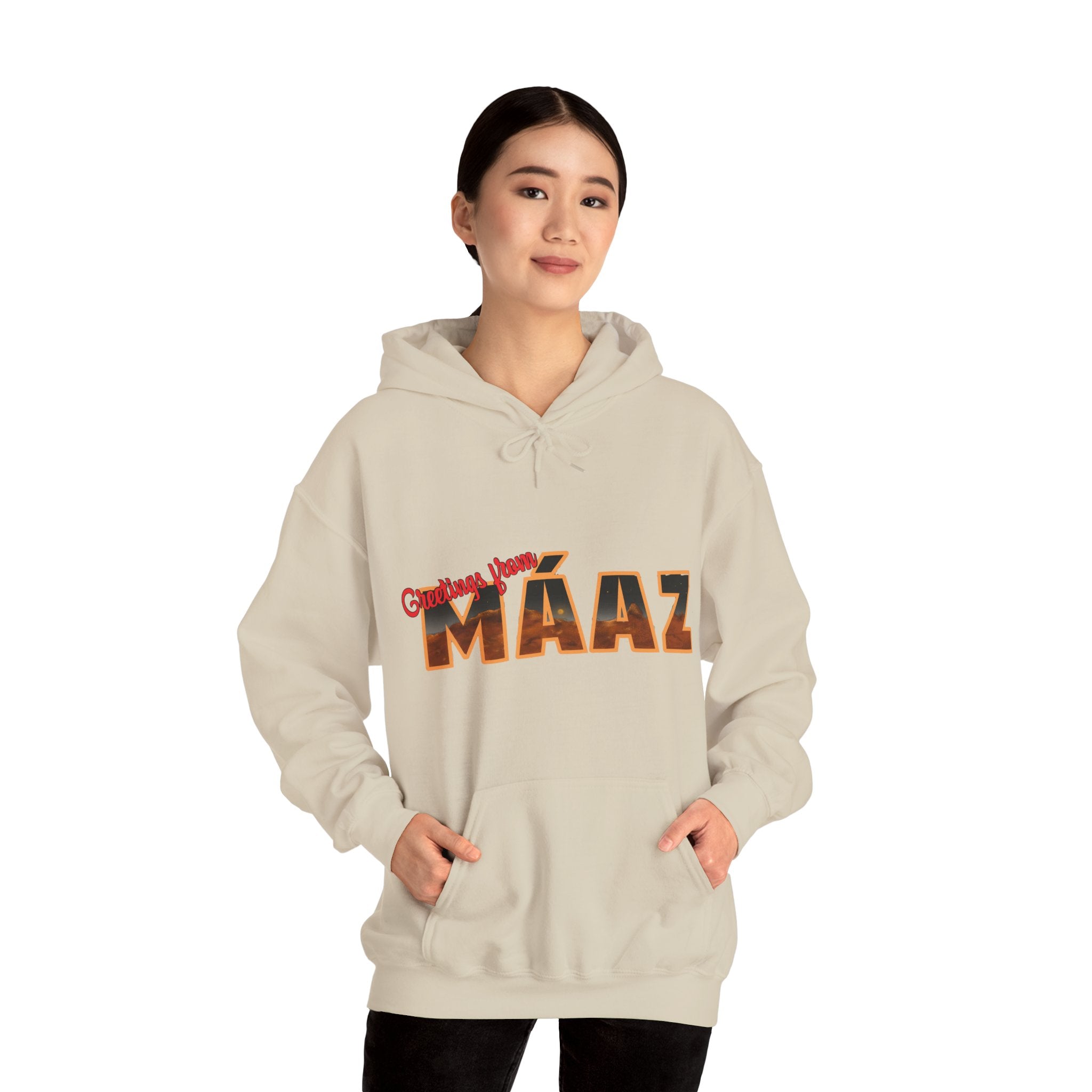 Greetings from Máaz Martians Unisex Heavy Blend Hooded Sweatshirt