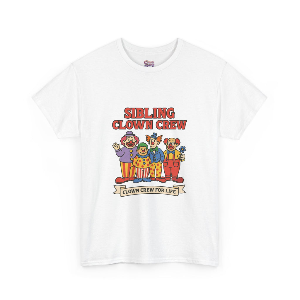 Clown Siblings Unisex Heavy Cotton Tee