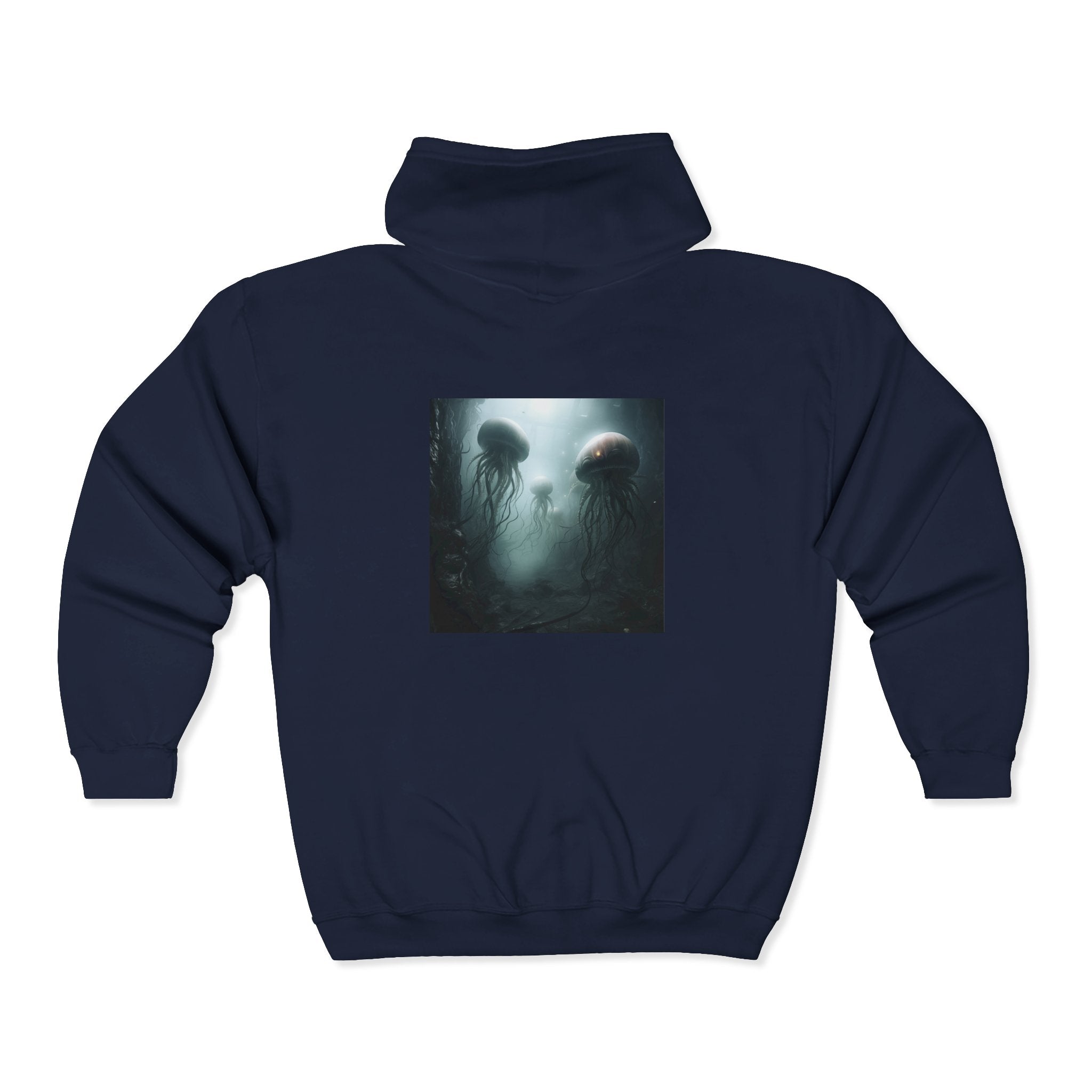 Alien Jellyfish Unisex Heavy Blend Full Zip Hooded Sweatshirt