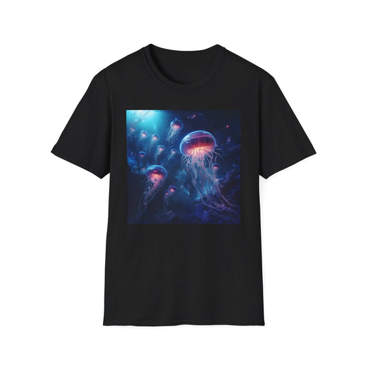 Jellyfish in Space Unisex Softstyle T-Shirt