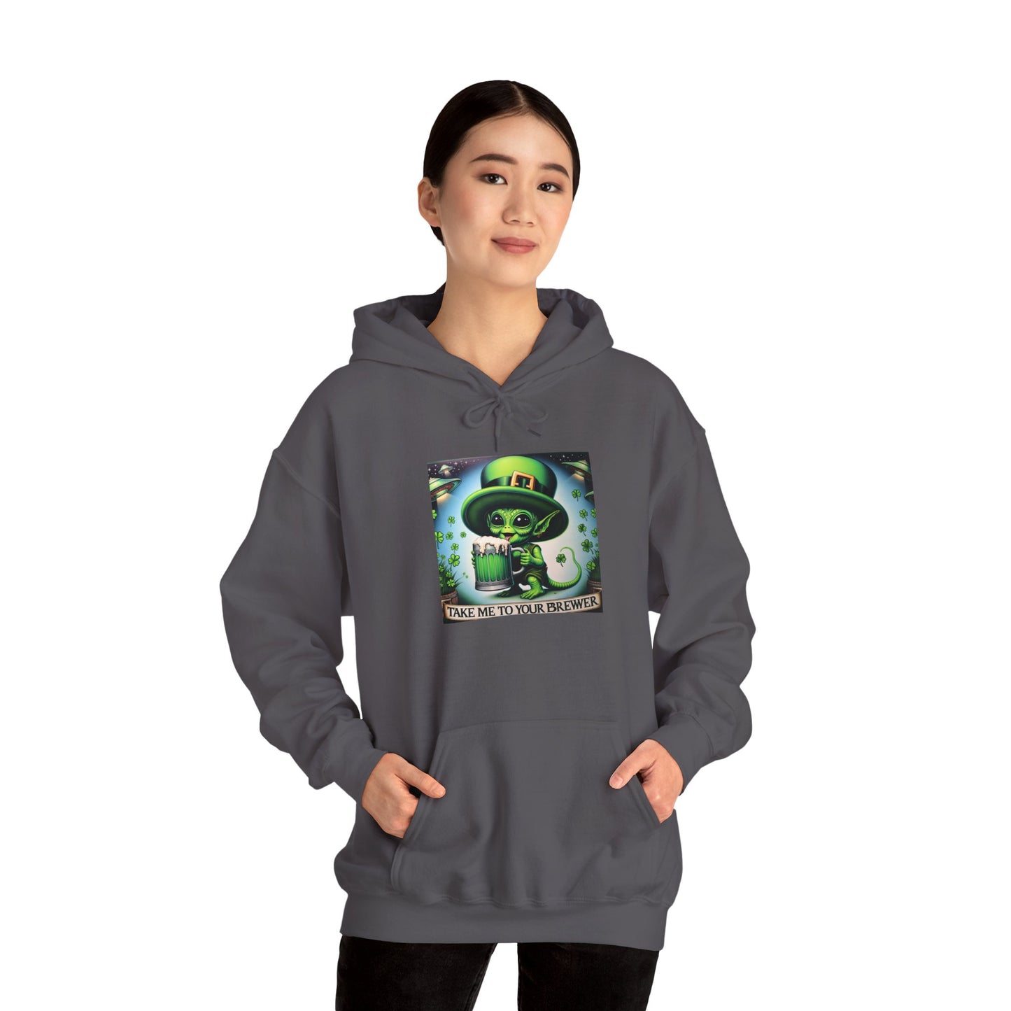 Take me to your Brewer Unisex Heavy Blend Hooded Sweatshirt