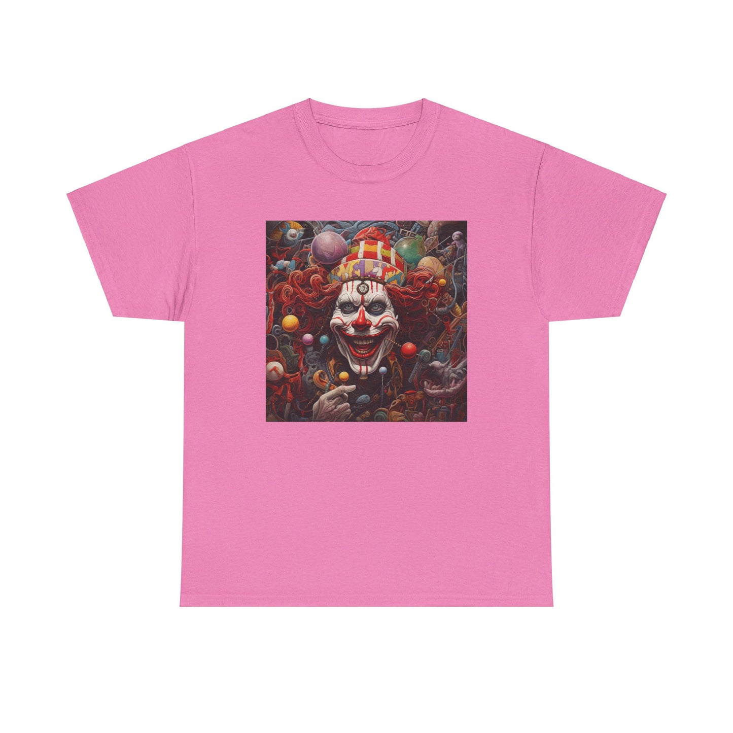 Clown Mutiny Face Unisex Heavy Cotton Tee