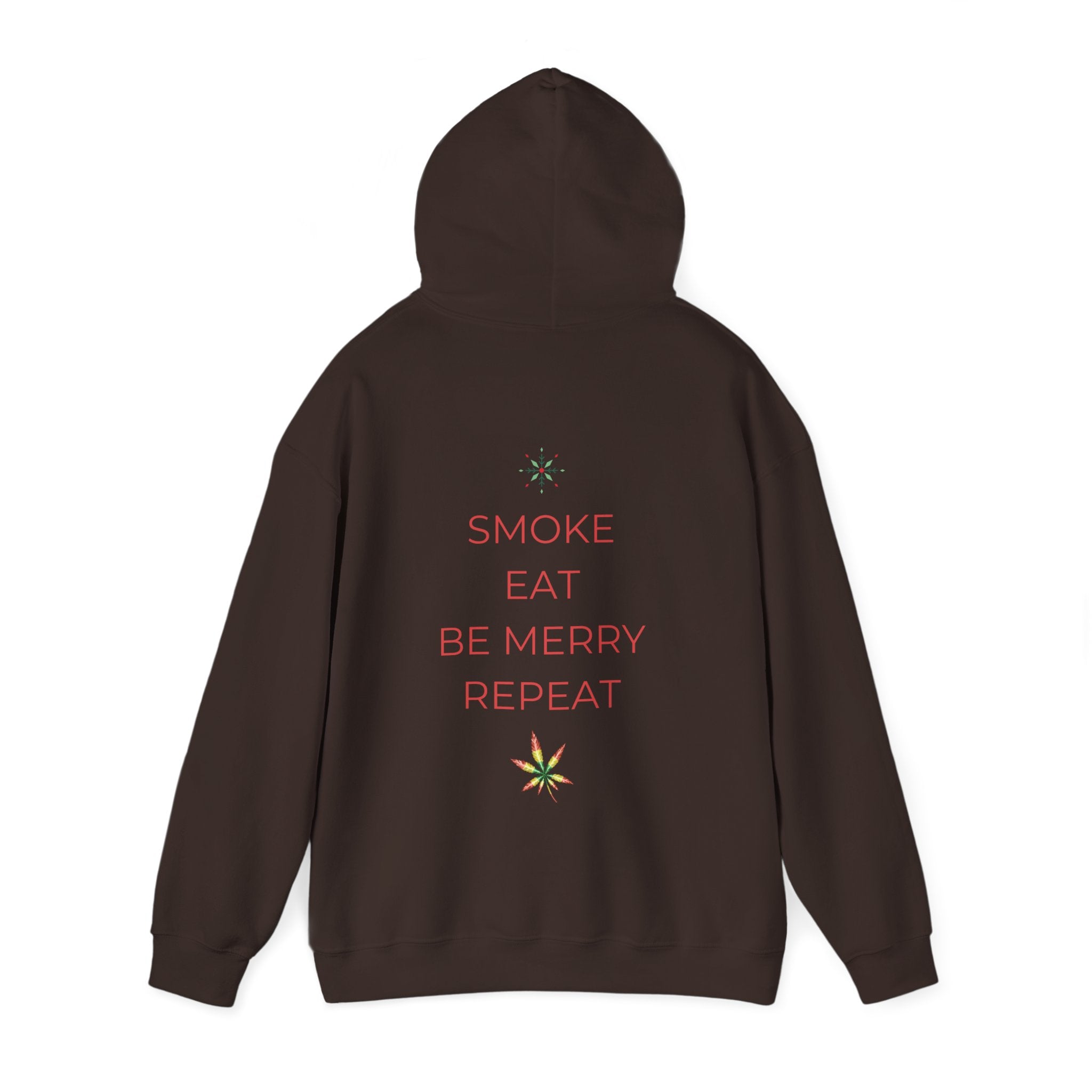 Eat Repeat Holiday Unisex Heavy Blend Hooded Sweatshirt