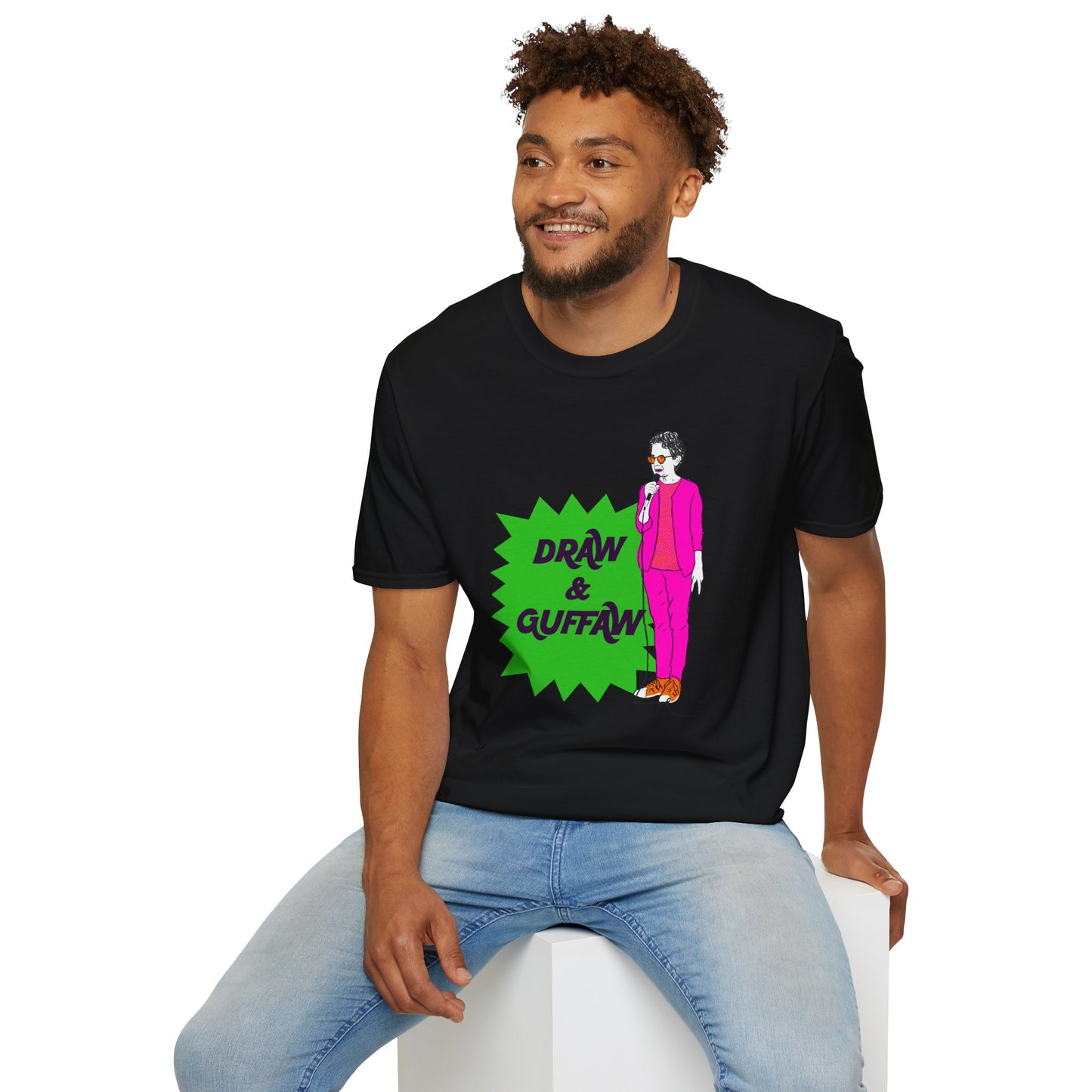 Draw and Guffaw Unisex Softstyle T-Shirt