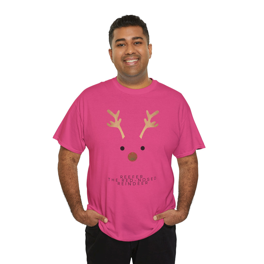 Reindeer Unisex Heavy Cotton Tee
