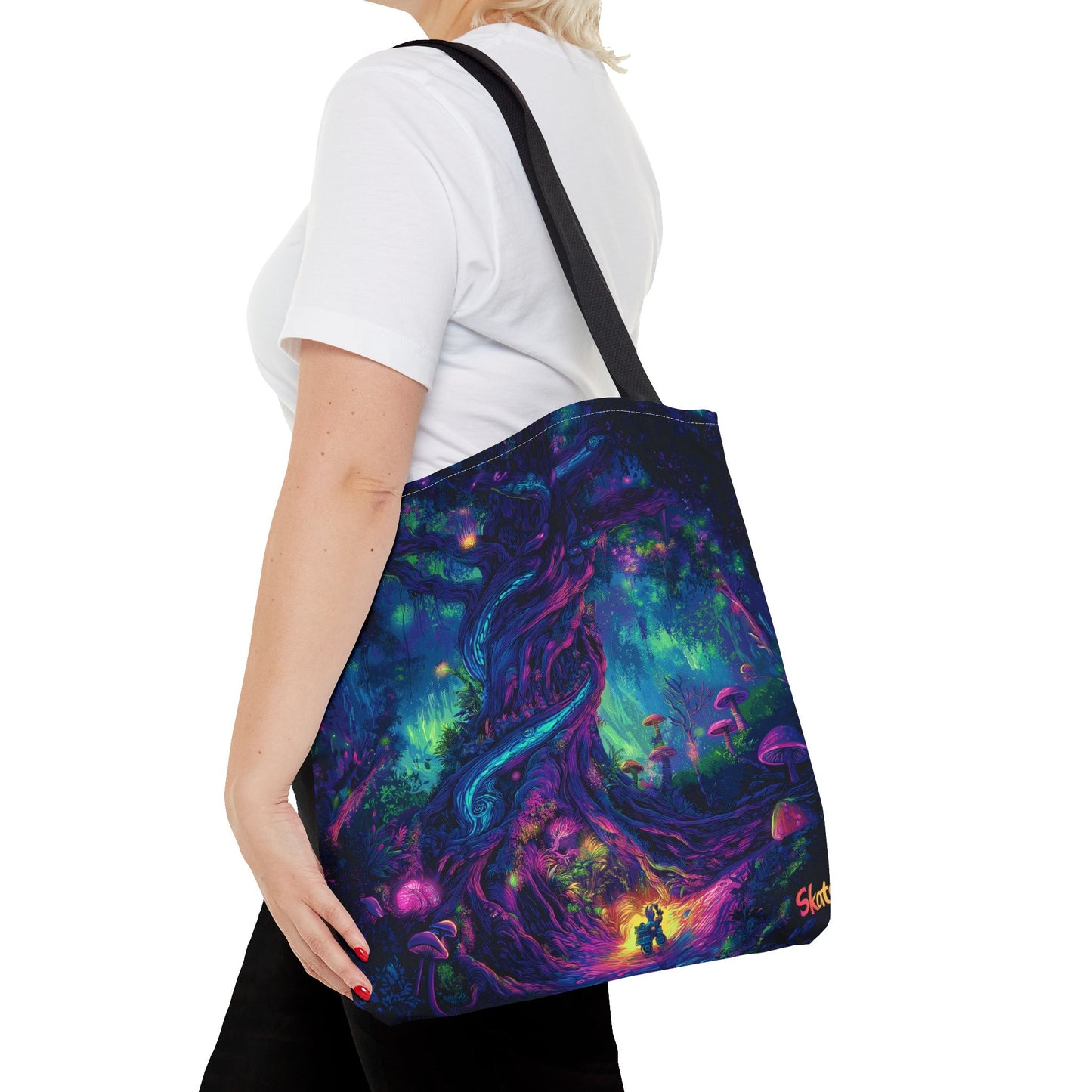 Psychedelic Tree Tote Bag (AOP)