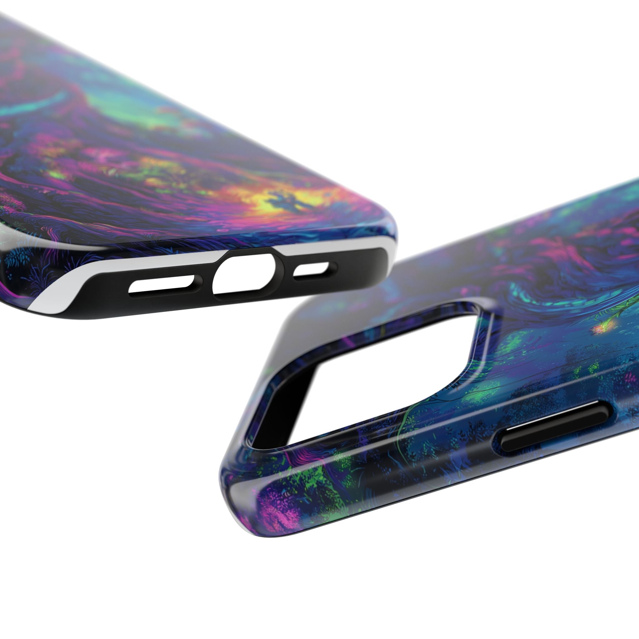 Psychedelic Tree Tough Phone Cases