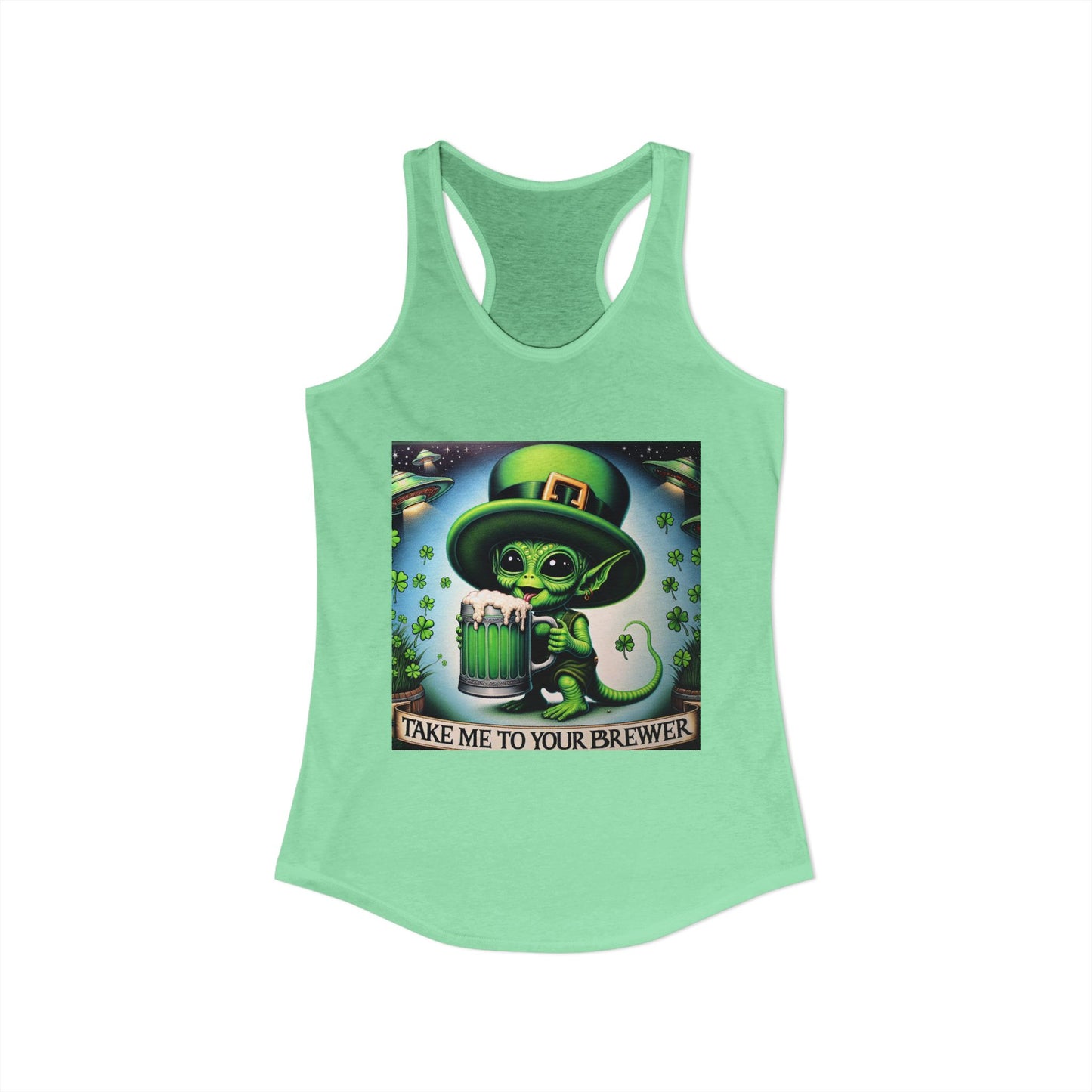 Take me to your Brewer Women's Ideal Racerback Tank