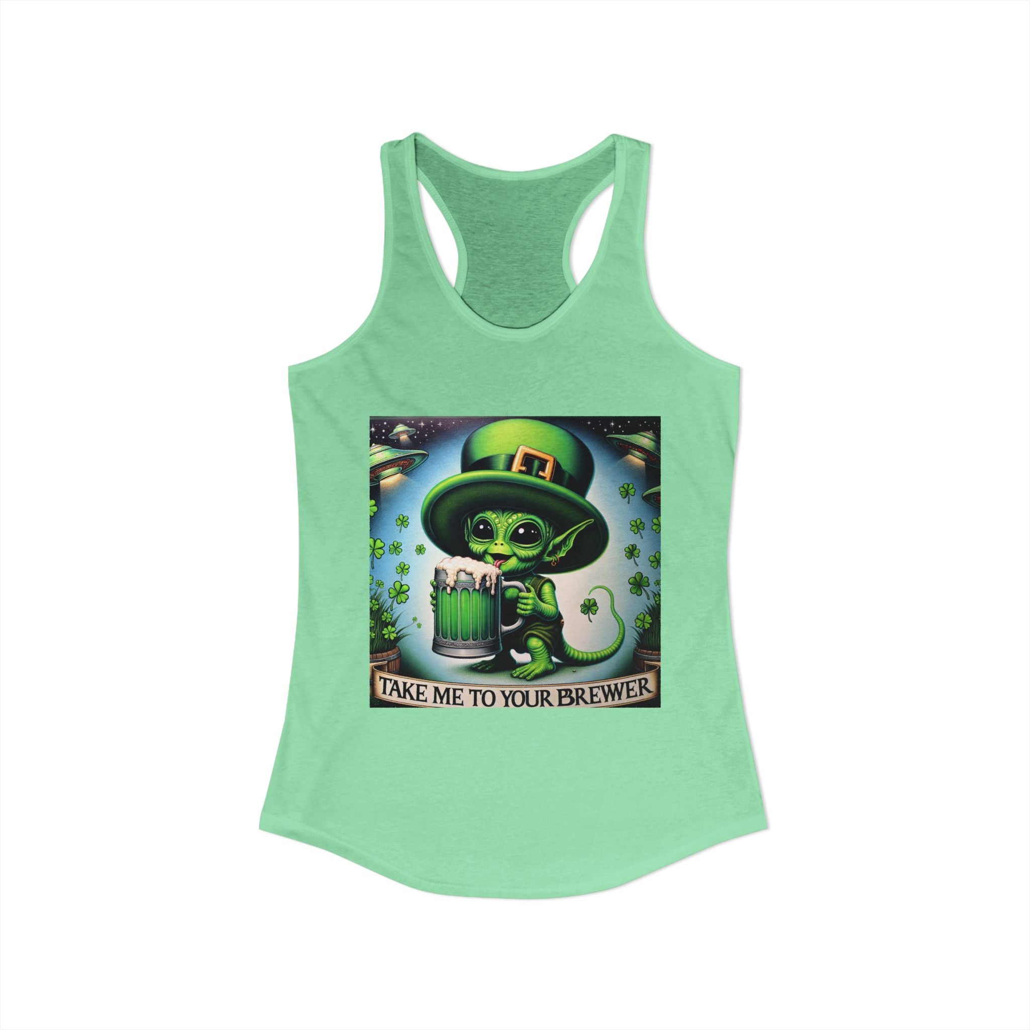 Take me to your Brewer Women's Ideal Racerback Tank