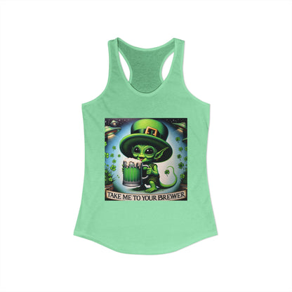Take me to your Brewer Women's Ideal Racerback Tank
