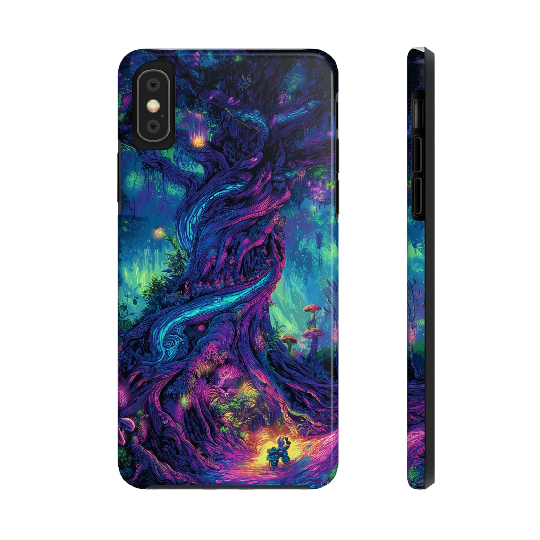 Psychedelic Tree Tough Phone Cases