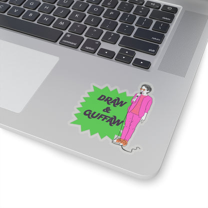 Draw and Guffaw Kiss-Cut Stickers