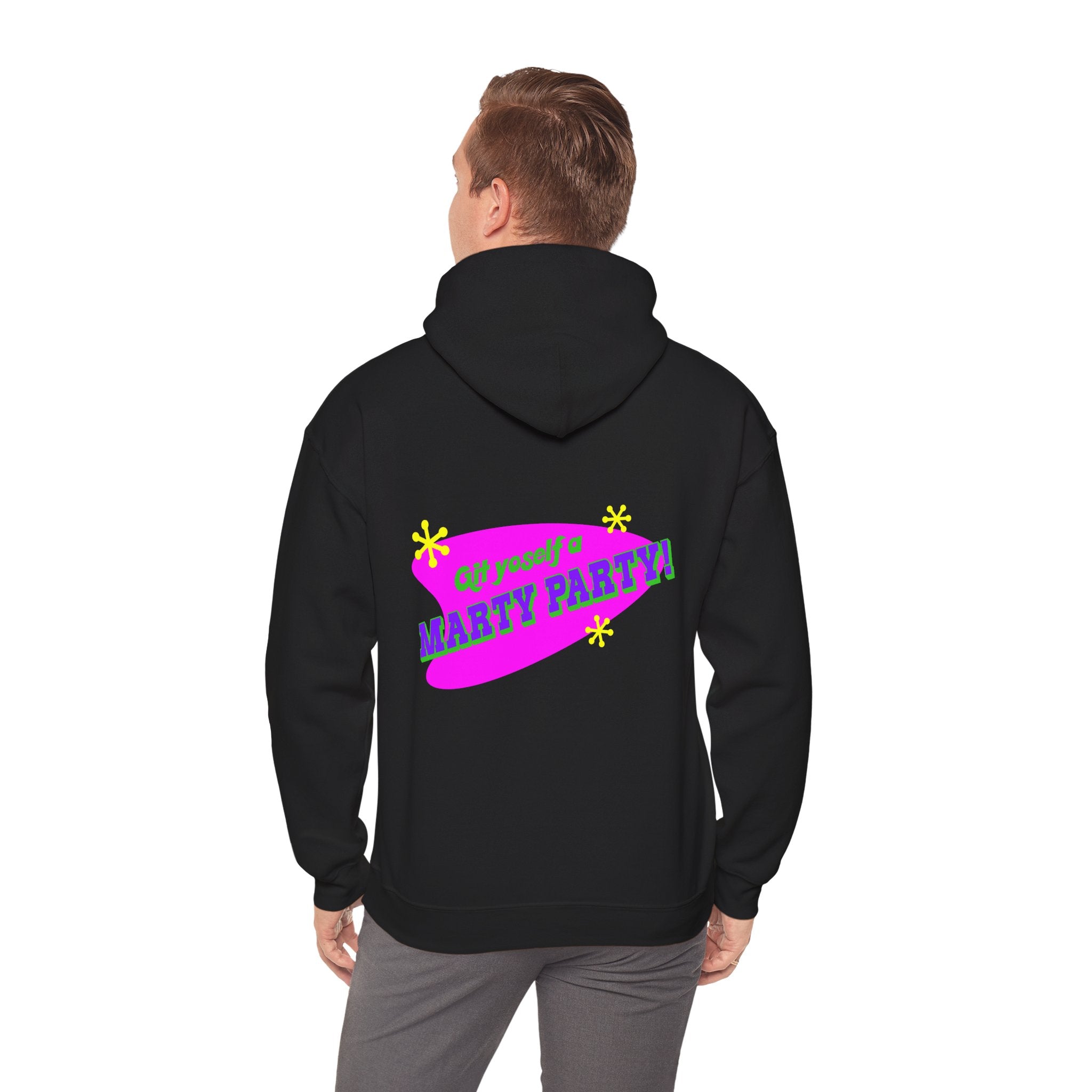 Marty Party Unisex Heavy Blend Hooded Sweatshirt
