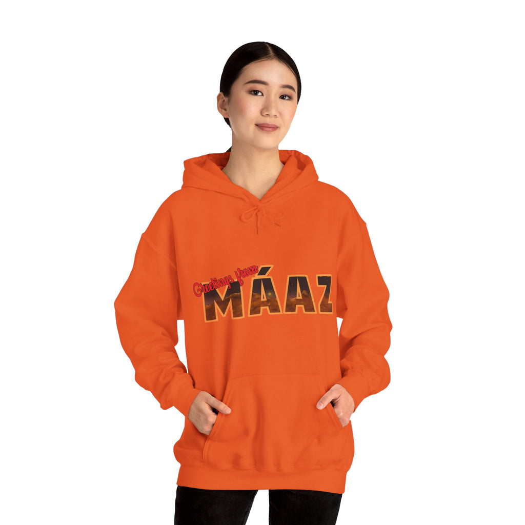 Greetings from Máaz Martians Unisex Heavy Blend Hooded Sweatshirt