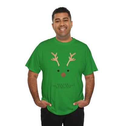Reindeer Unisex Heavy Cotton Tee