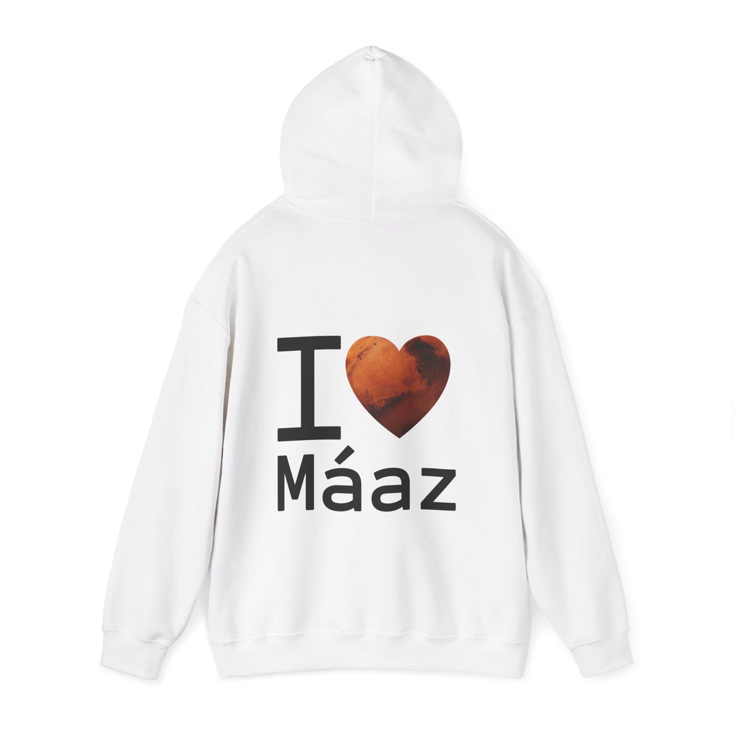 I Love Mars Unisex Heavy Blend Hooded Sweatshirt